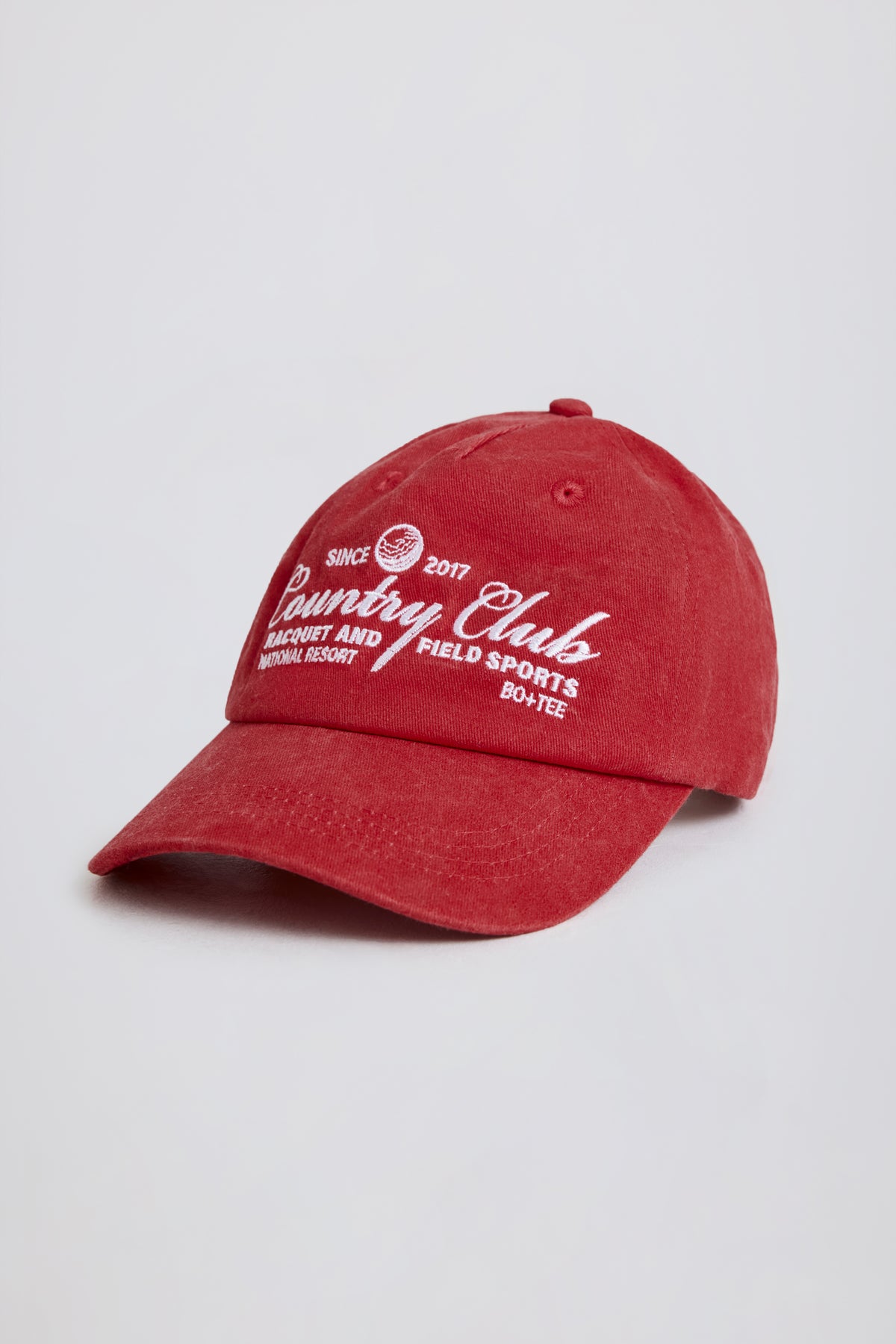 ⁣⁢Baseballcap in Dunkelrot⁤⁣