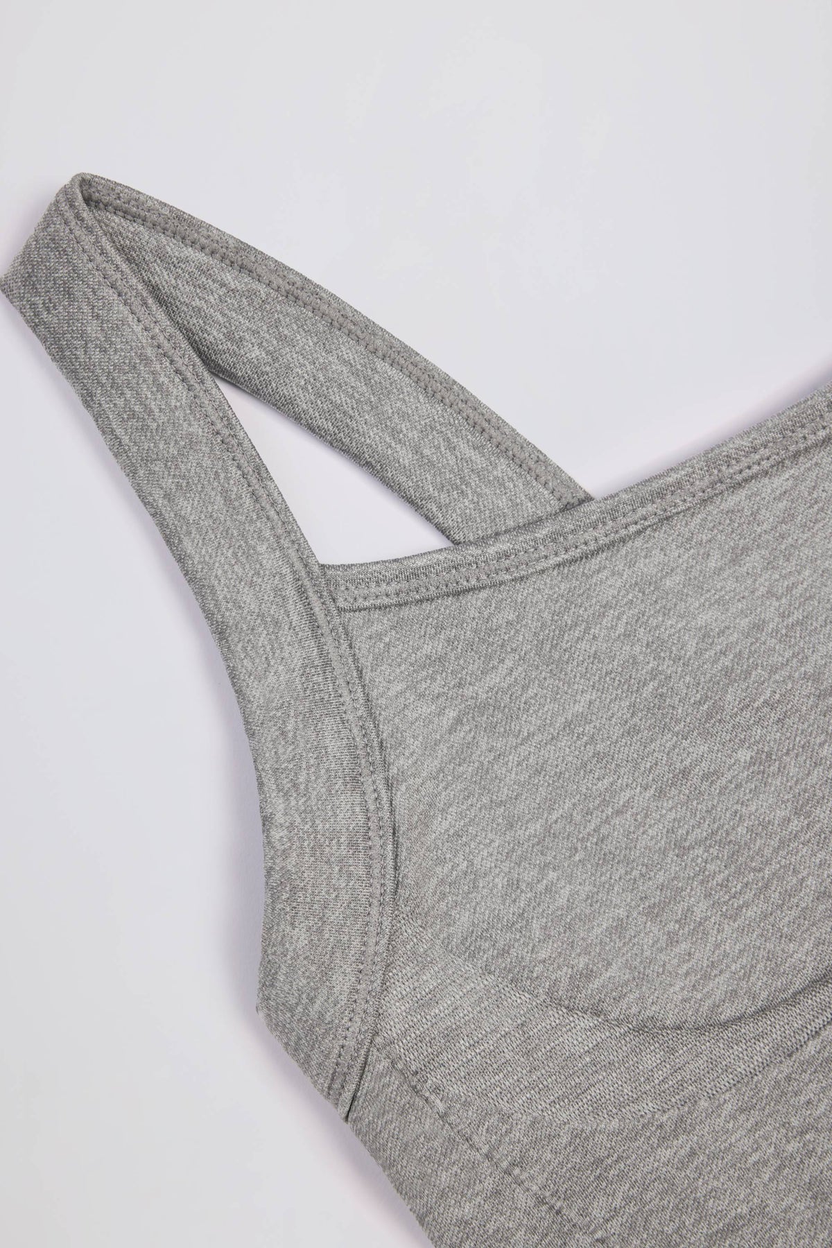 ⁣⁢Super Sculpt Seamless Longline Camisole-Top in Grau meliert⁤⁣