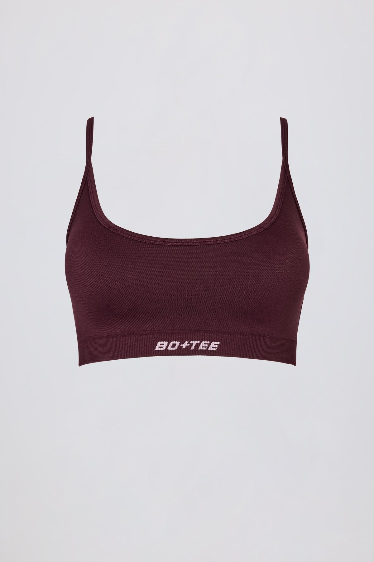 ⁣⁢Super Sculpt Nahtloser Rückenfreier Sport-BH in Burgundy⁤⁣