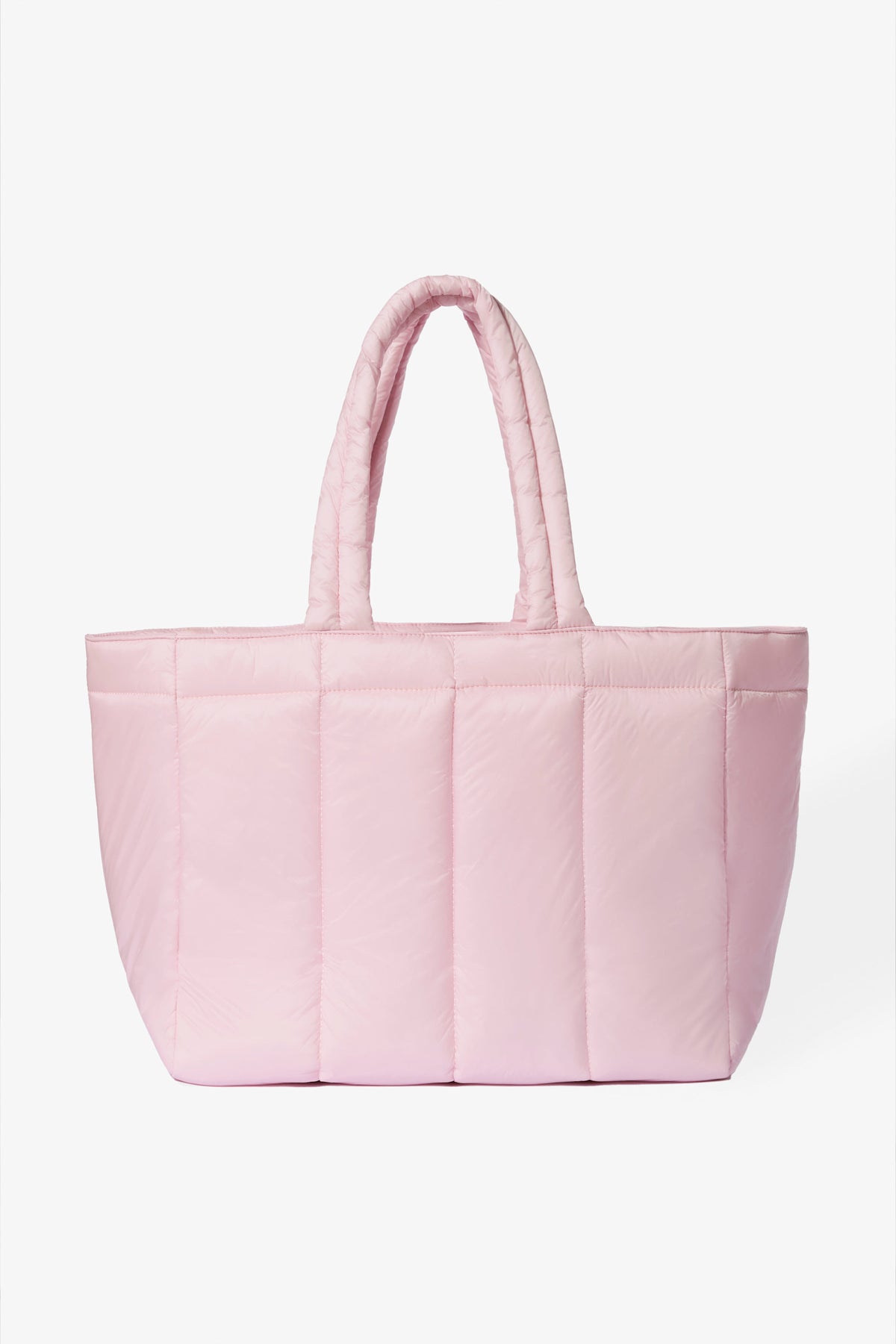 ⁣⁢Wasserdichte Puffer-Tote Bag in Powder Pink⁤⁣ - 2
