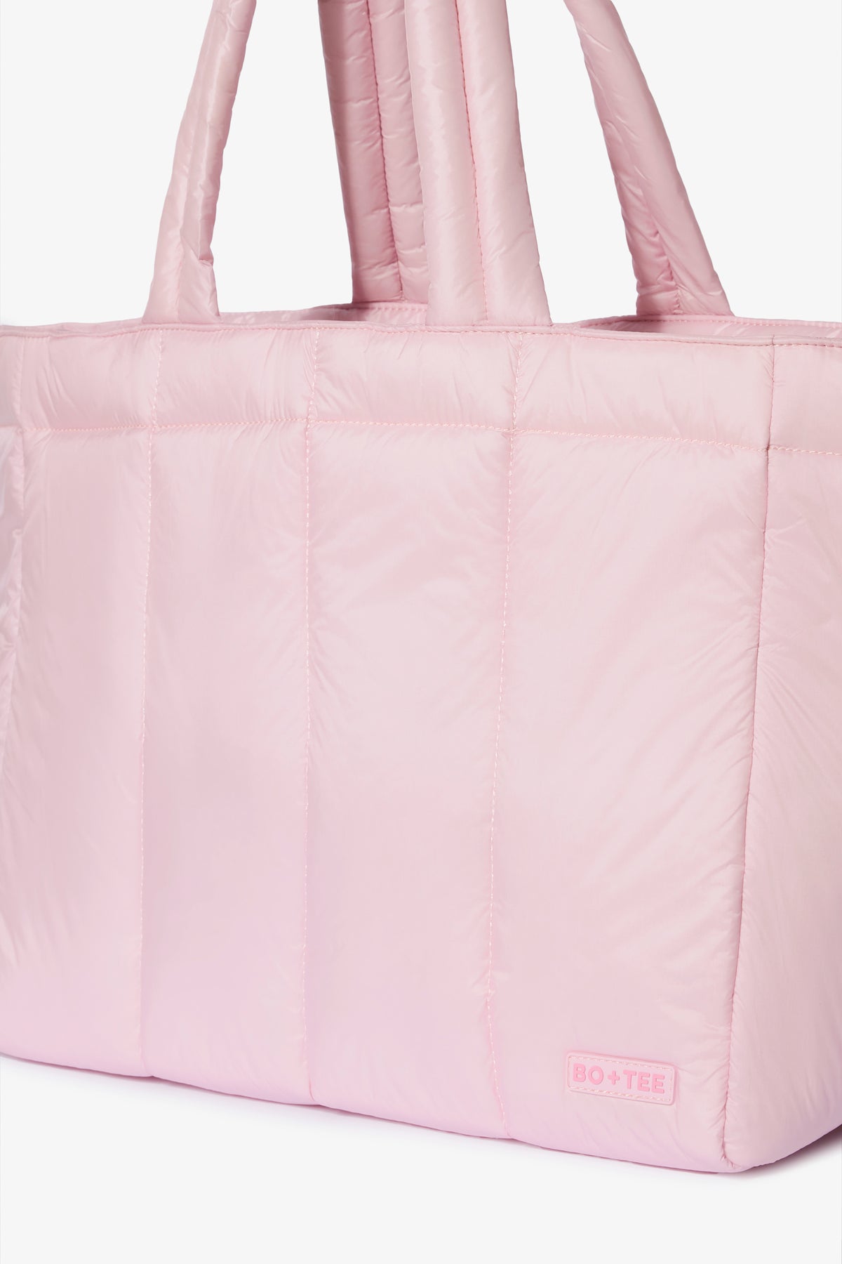 ⁣⁢Wasserdichte Puffer-Tote-Bag in Puderrosa⁤⁣