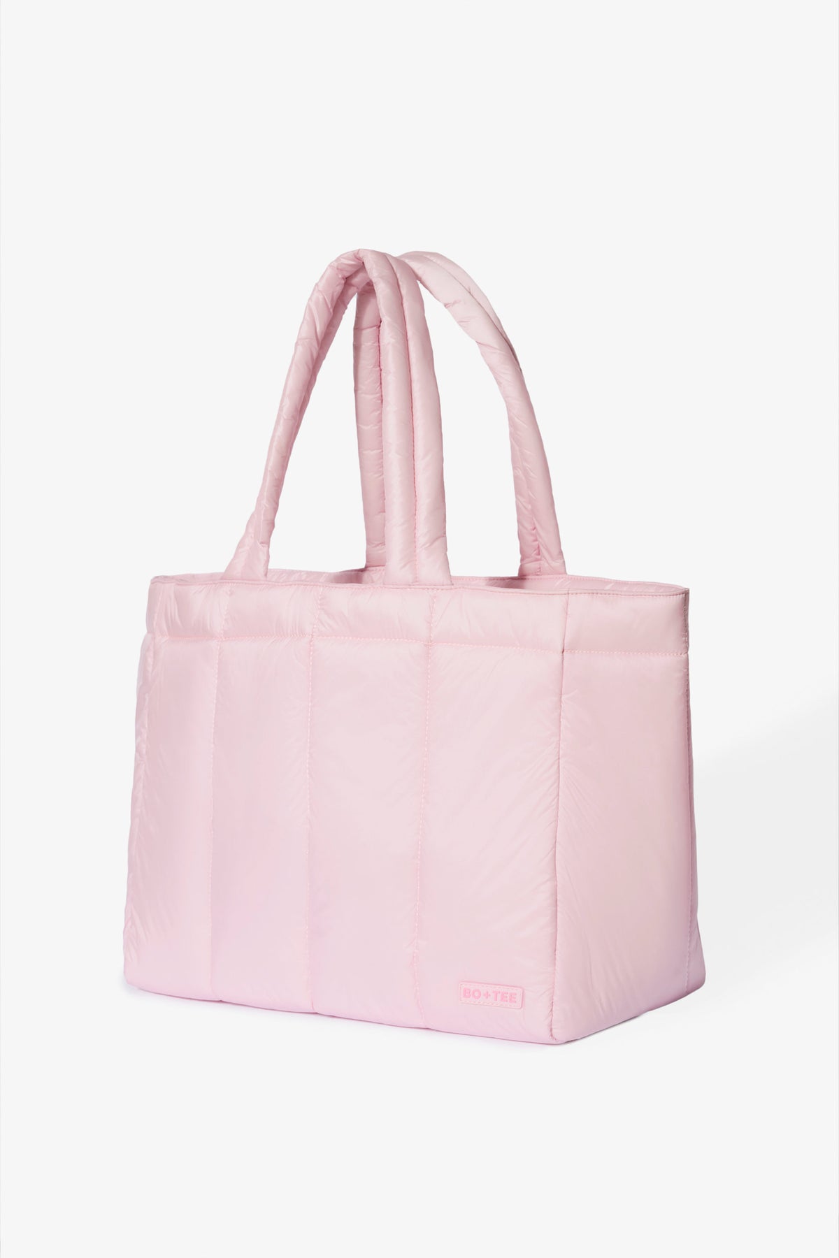 ⁣⁢Wasserdichte Puffer-Tote-Bag in Puderrosa⁤⁣
