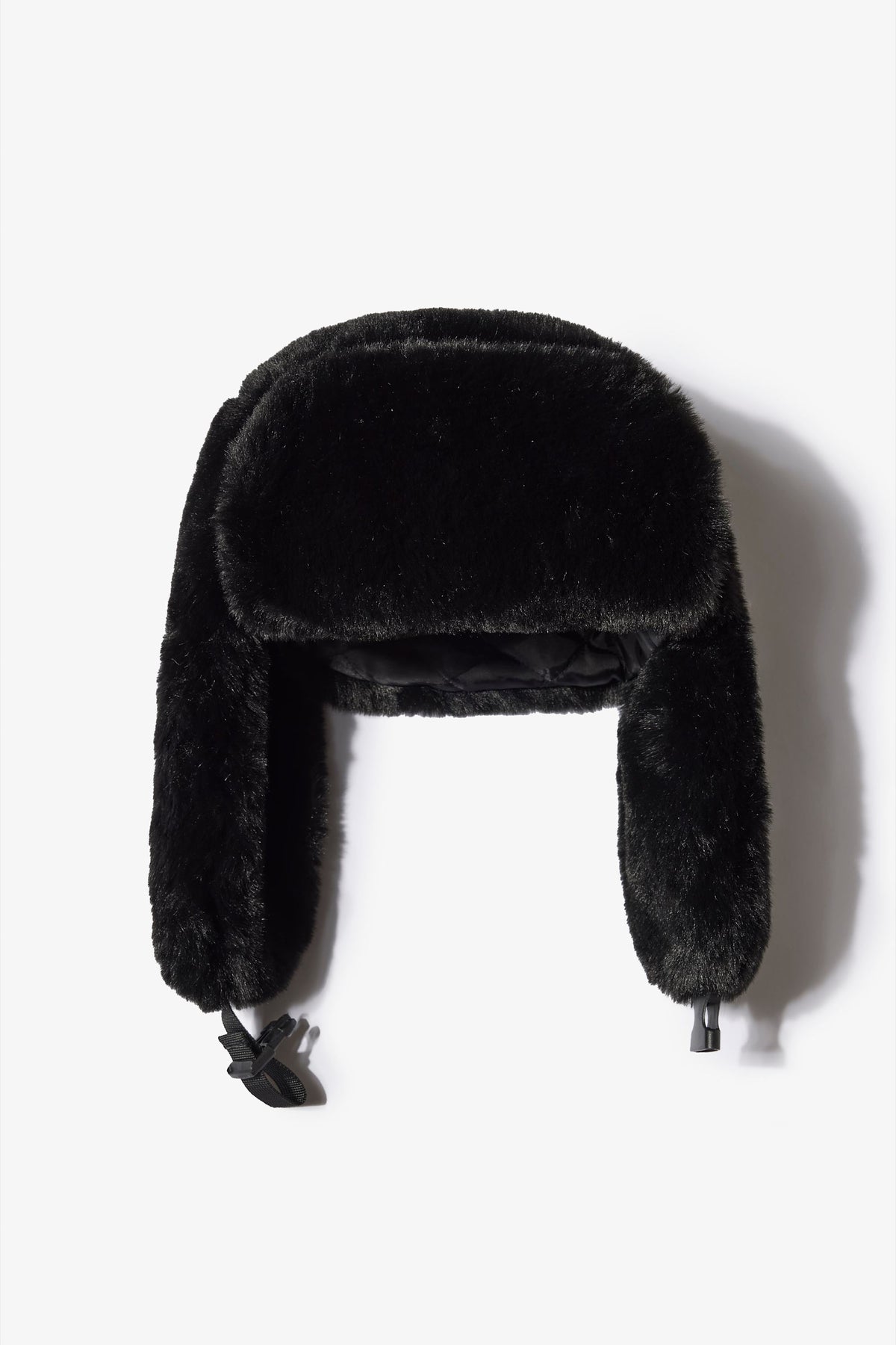 ⁣⁢Fell-Trapper-Mütze in Schwarz⁤⁣ - 1