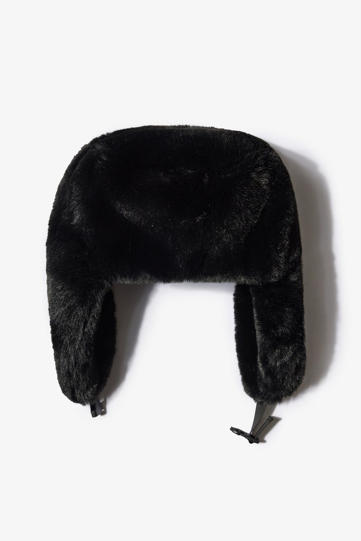 ⁣⁢Fell-Trapper-Mütze in Schwarz⁤⁣ - 2