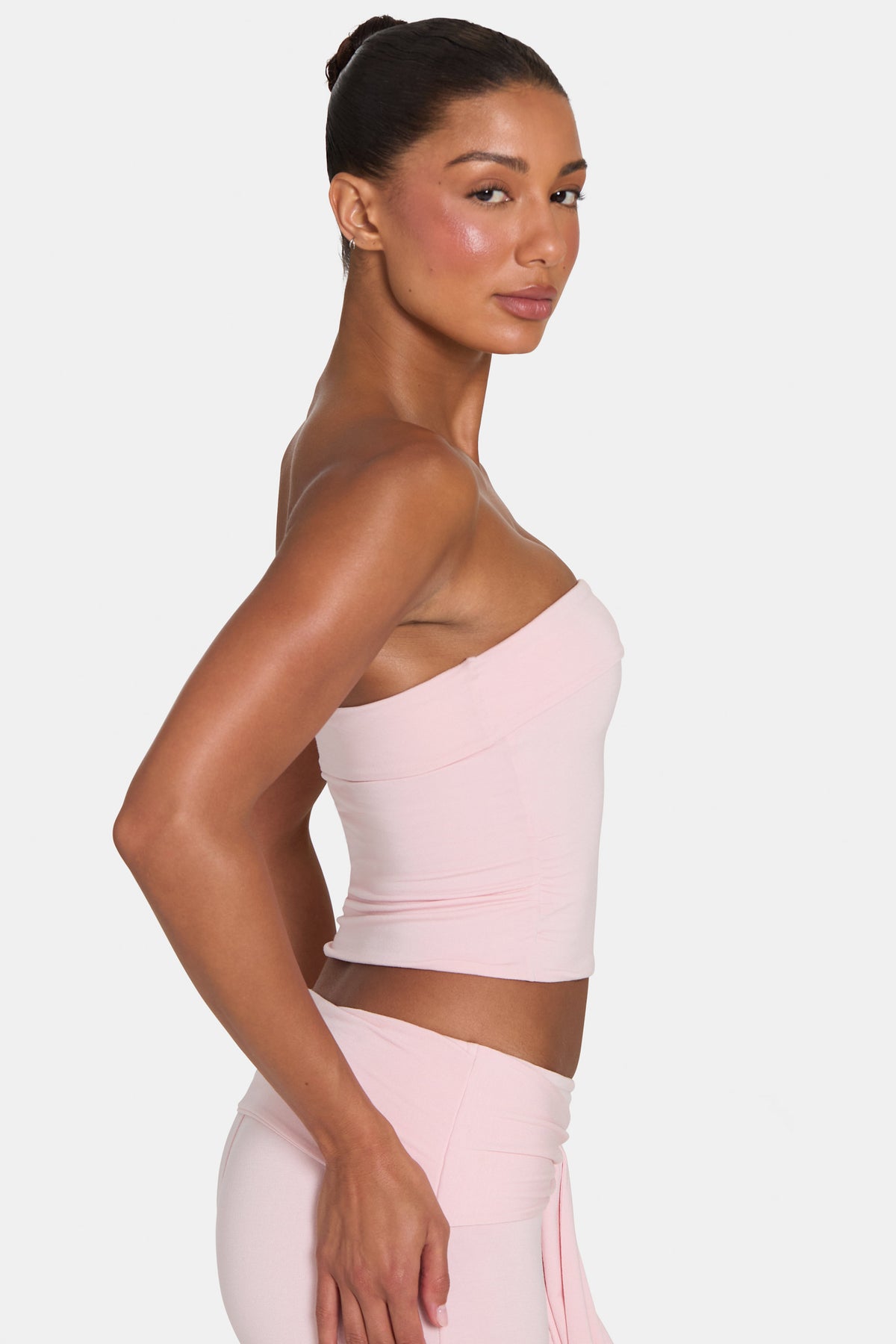 ⁣⁢ButterCloud™ Bandeau-Top in Rosé⁤⁣