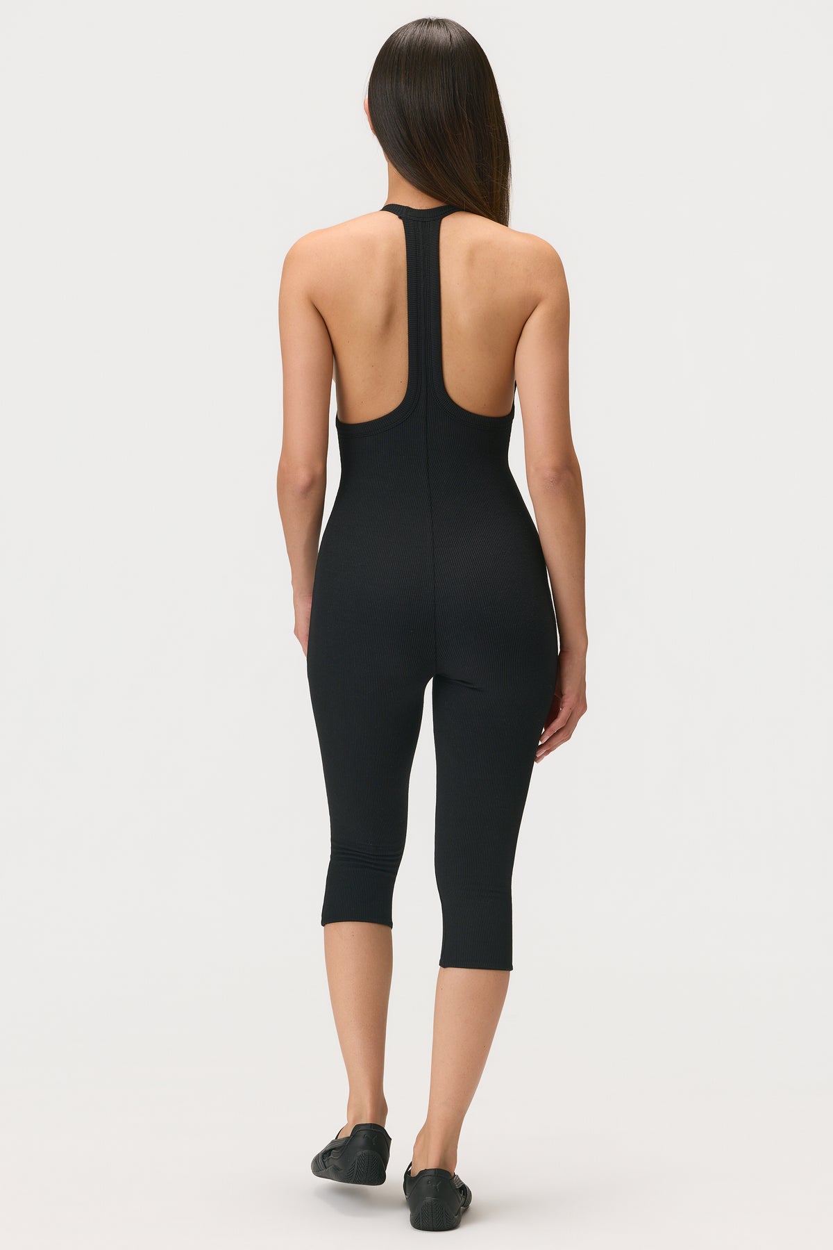 ⁣⁢ButterCloud™ Capri-Jumpsuit in Schwarz⁤⁣ - 2