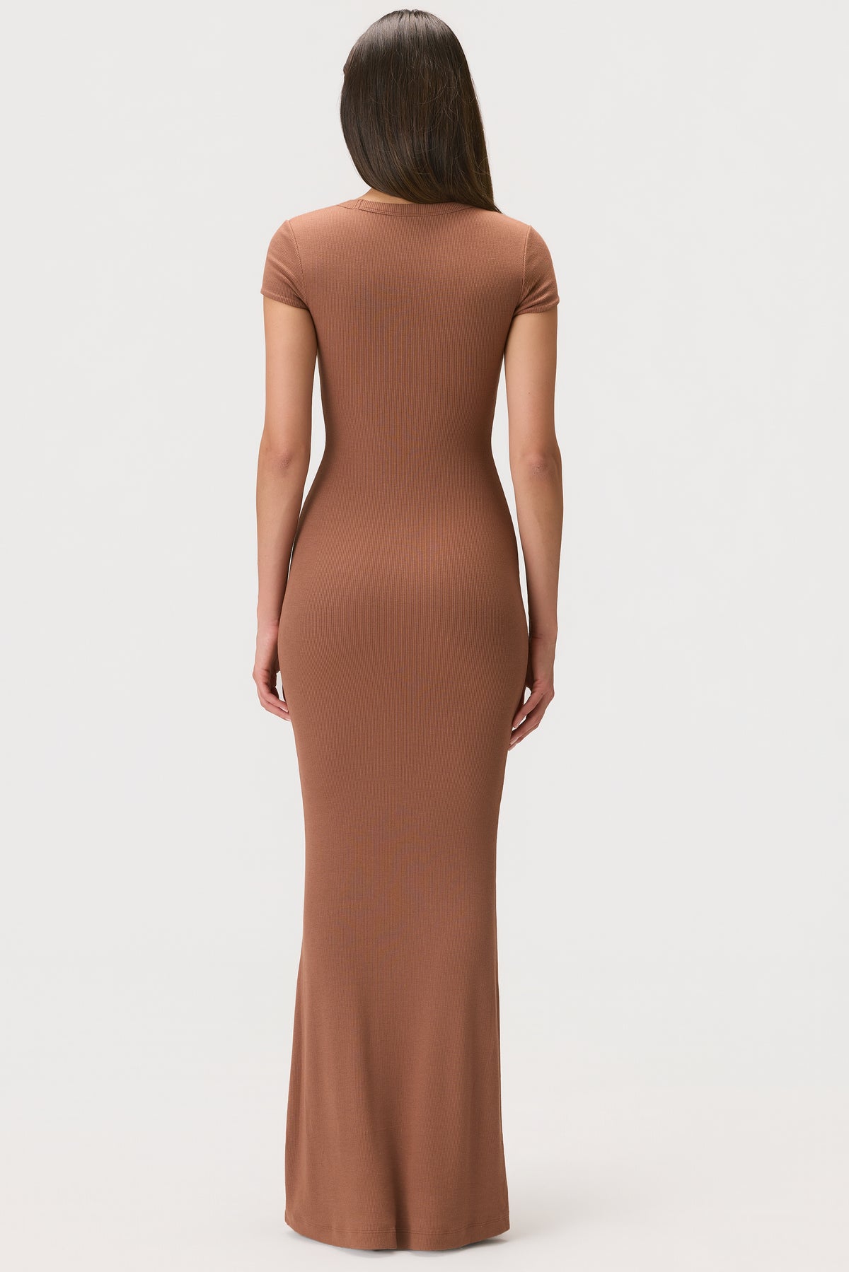⁣⁢ButterCloud™ Maxikleid mit Kappärmel in Cocoa⁤⁣ - 2