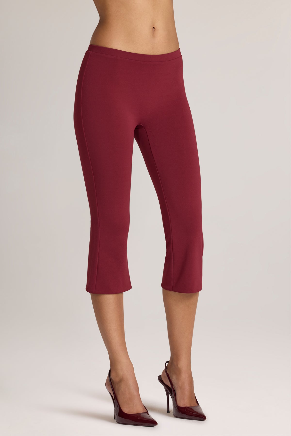 ⁣⁢Ponte Capri Hose in Wine⁤⁣ - 1