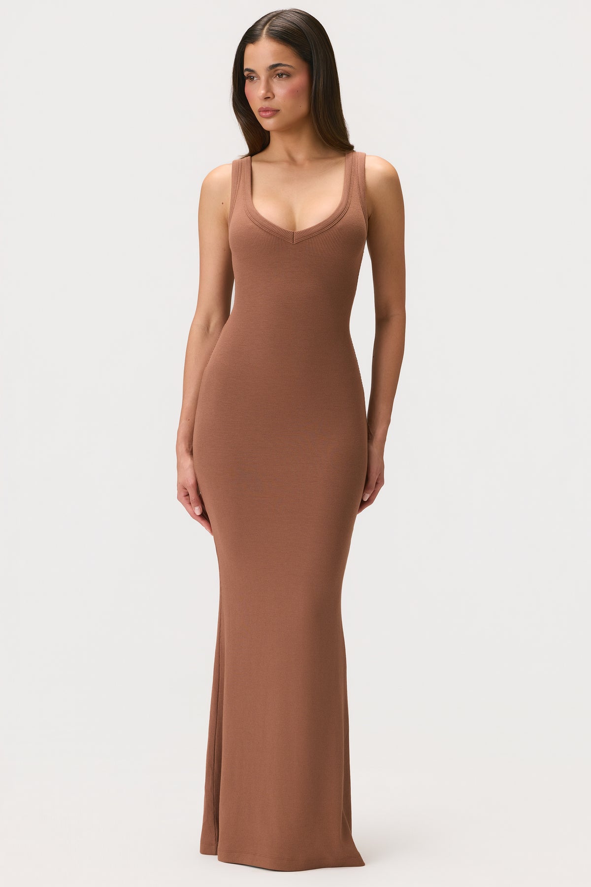 ⁣⁢ButterCloud™ Maxikleid in Cocoa⁤⁣ - 1