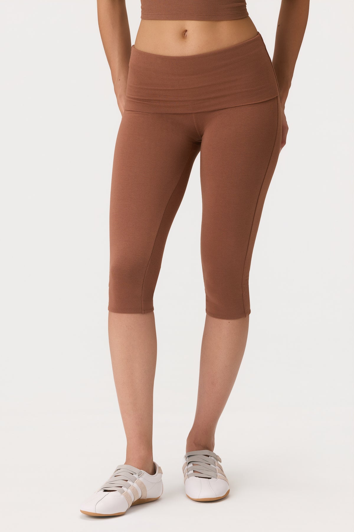⁣⁢ButterCloud™ Capri Leggings in Kakao⁤⁣ - 2