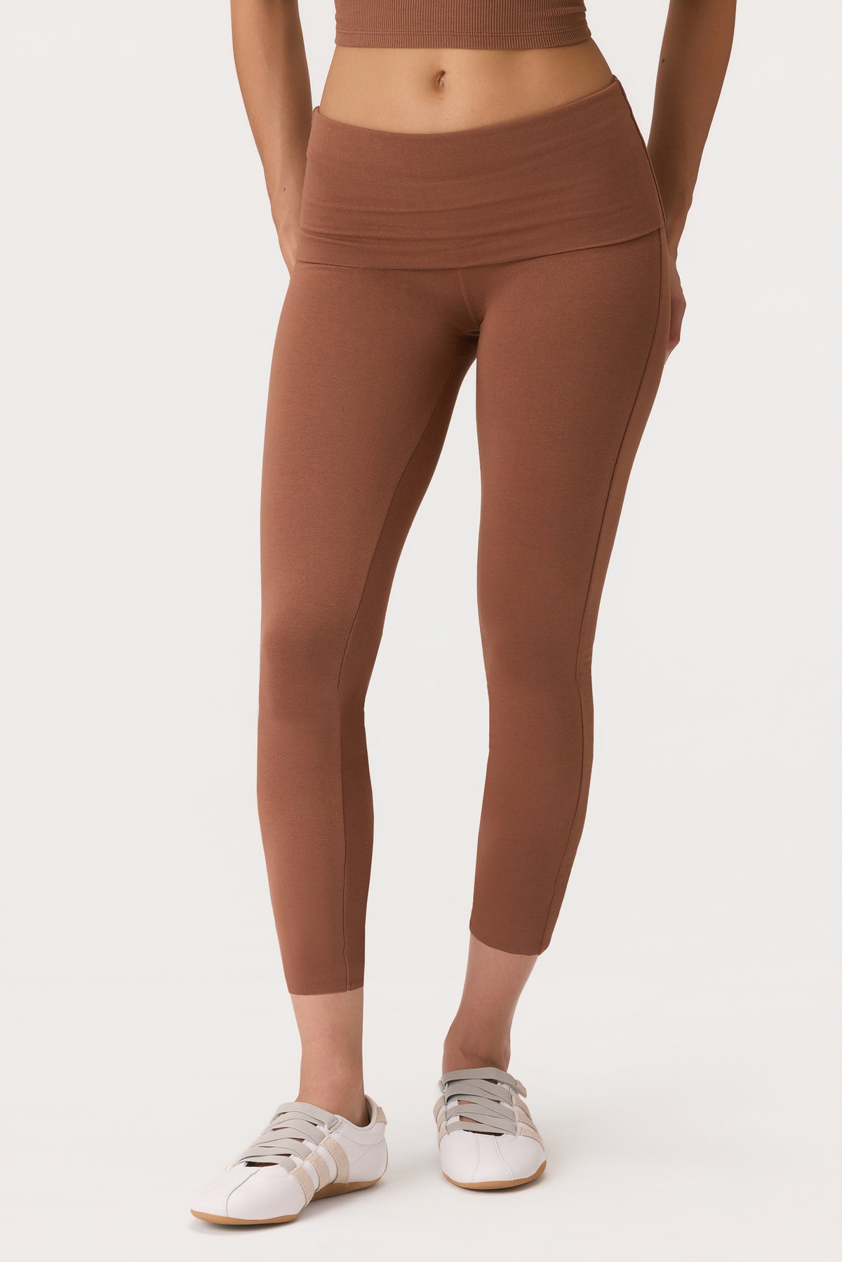 ⁣⁢ButterCloud™ 7/8 Leggings in Kakao⁤⁣ - 2