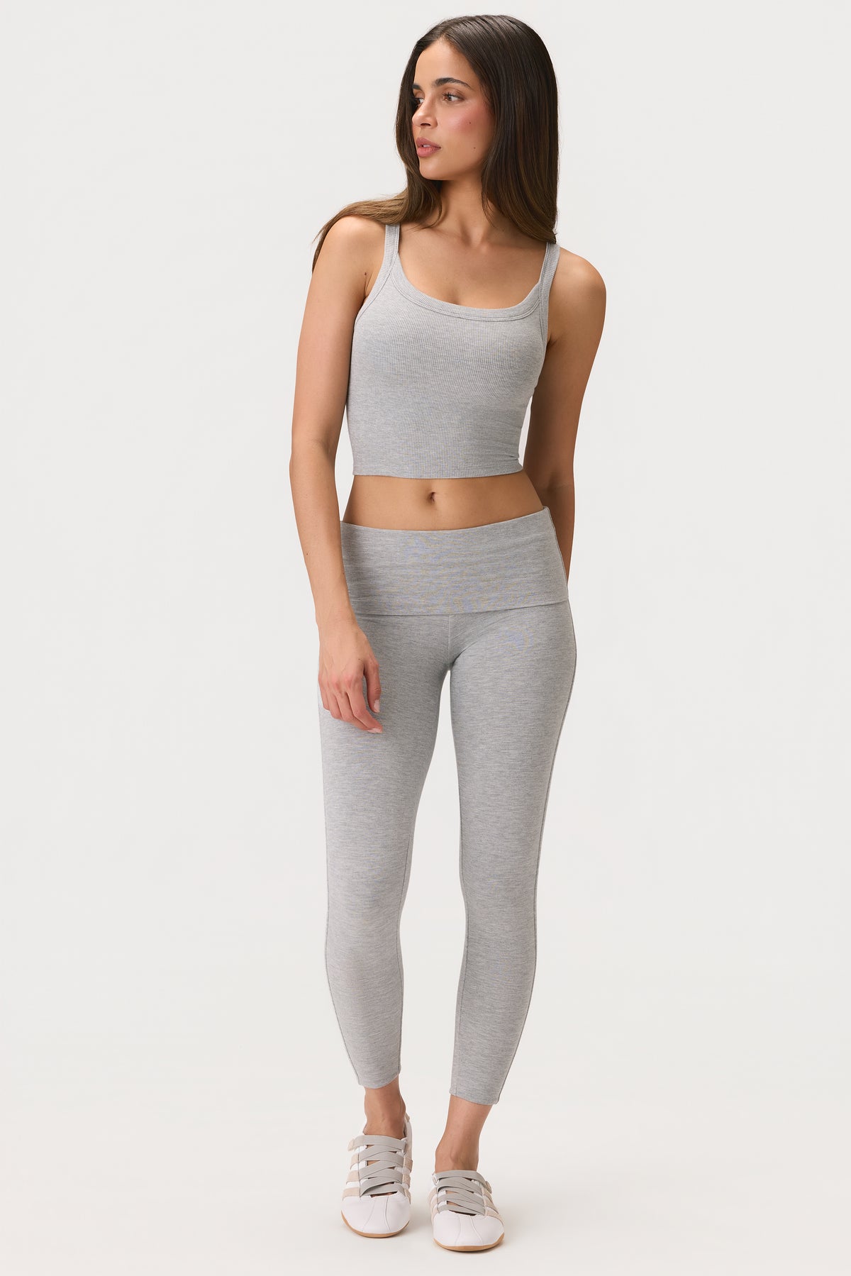 ⁣⁢ButterCloud™ 7/8 Leggings in Grau meliert⁤⁣ - 1