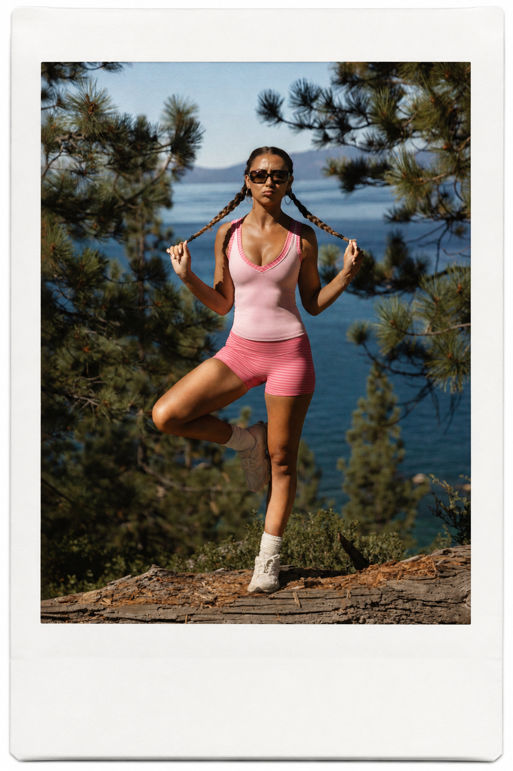 ⁣⁢Soft Active Tanktop in Zuckerrosa⁤⁣ - 1