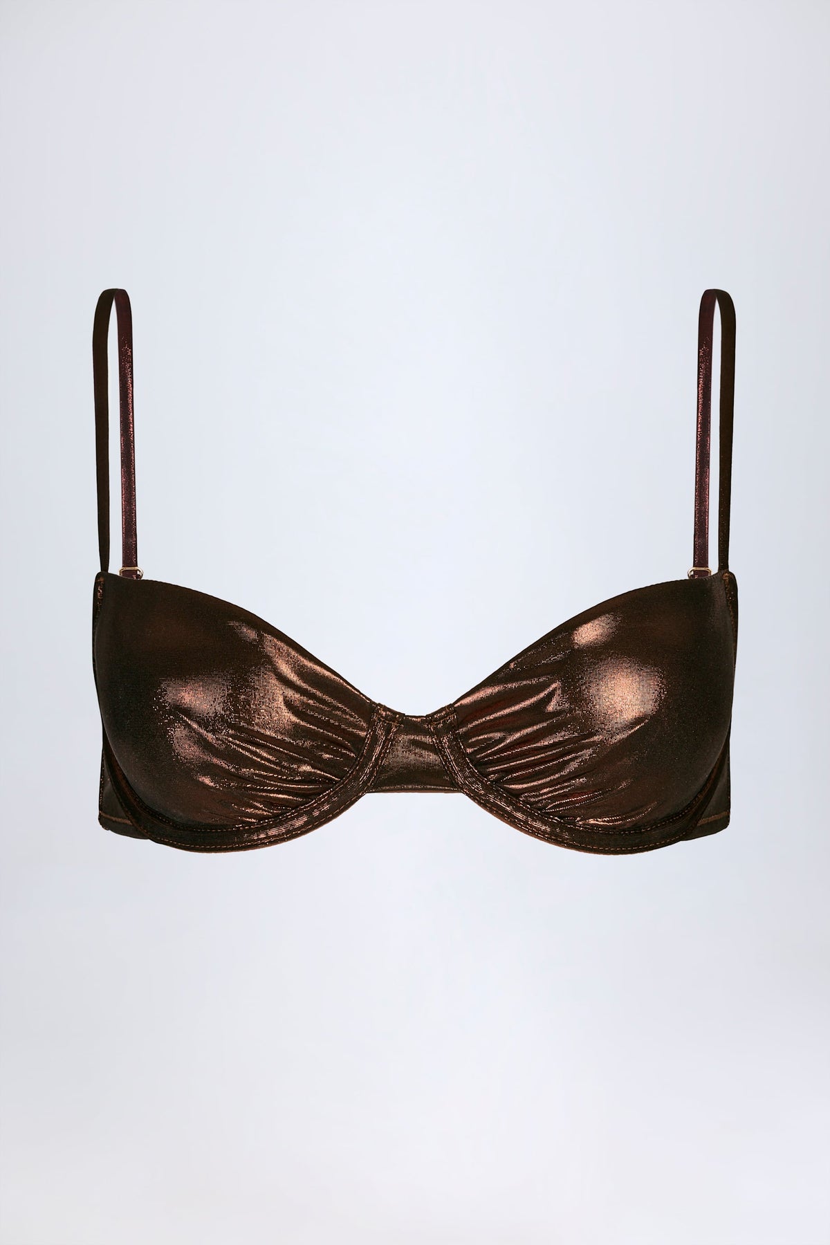 ⁣⁢Bügel-Bikinioberteil in Bronze⁤⁣