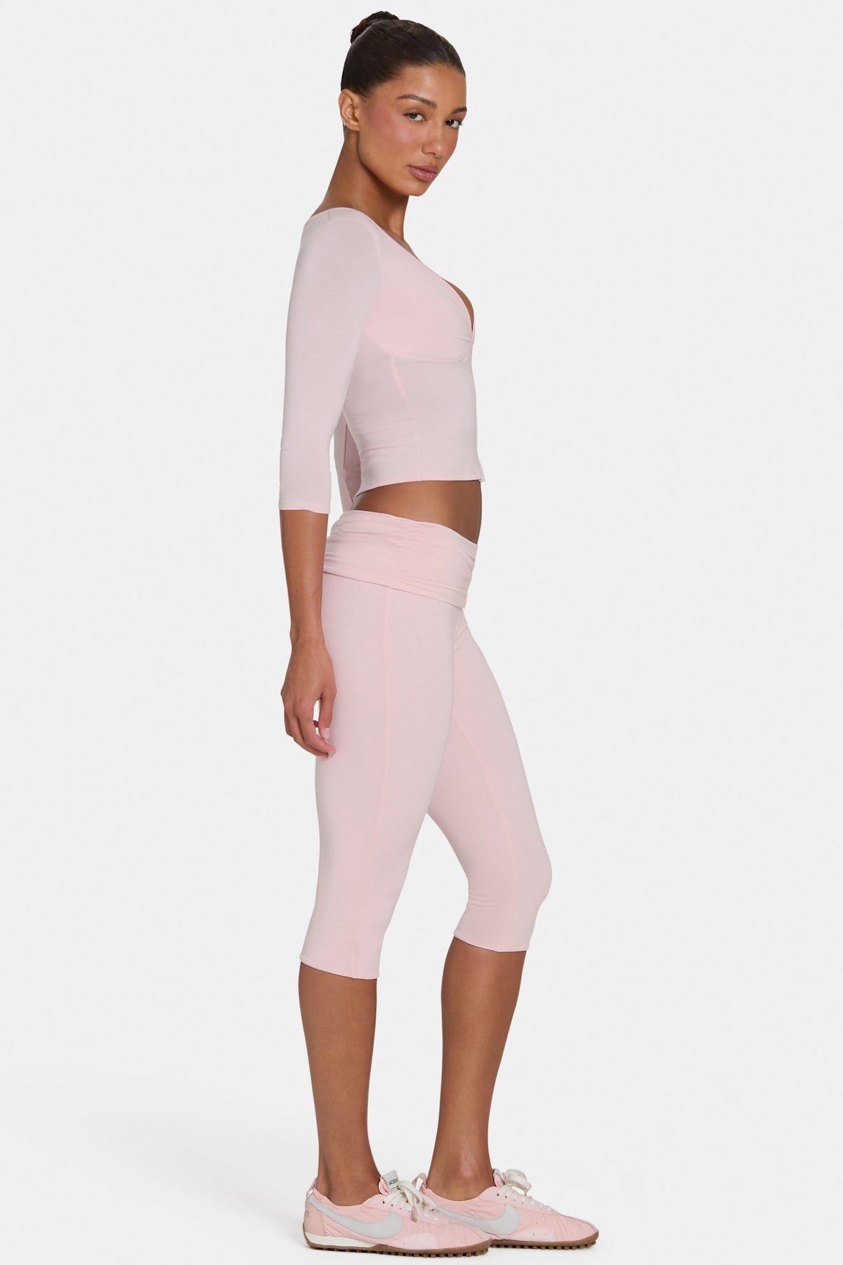 ⁣⁢ButterCloud™ Capri-Leggings in Rosé⁤⁣