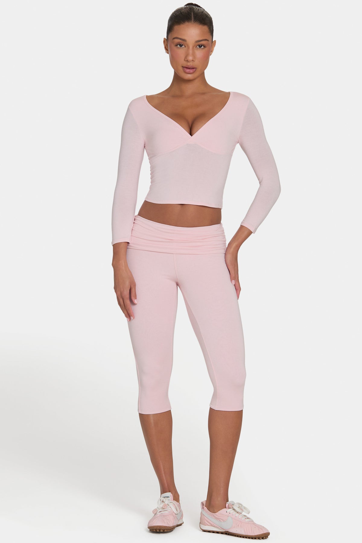 ⁣⁢ButterCloud™ Capri-Leggings in Rosé⁤⁣