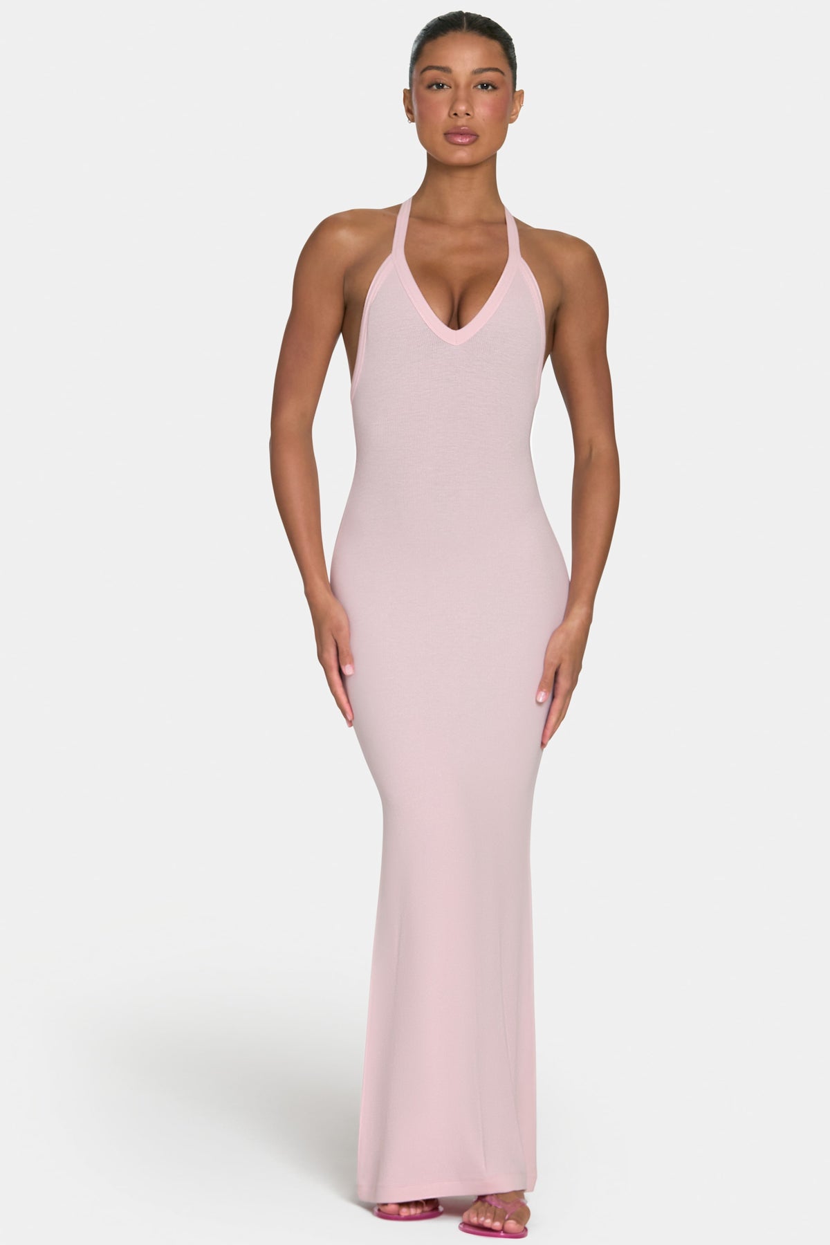 ⁣⁢ButterCloud™ Maxikleid in Rosé⁤⁣