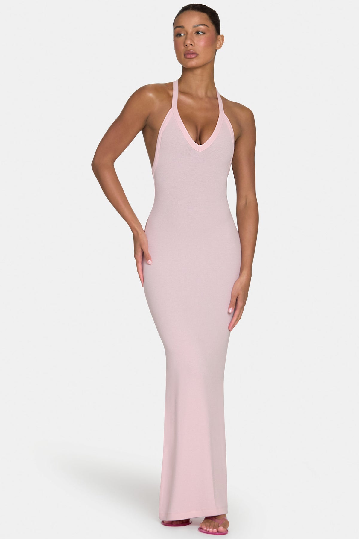 ⁣⁢ButterCloud™ Maxikleid in Rosé⁤⁣