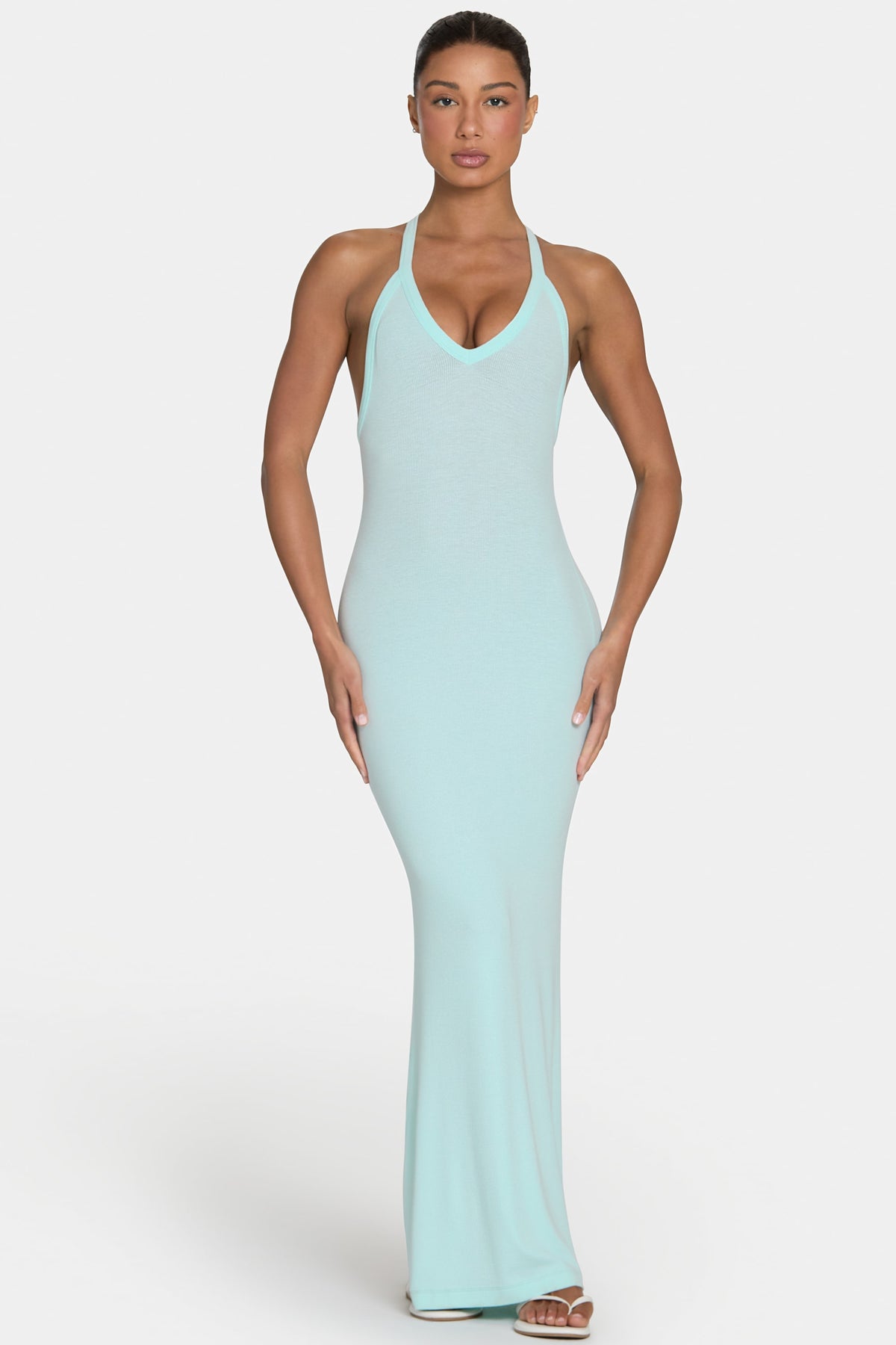 ⁣⁢ButterCloud™ Maxikleid in Pfefferminz⁤⁣
