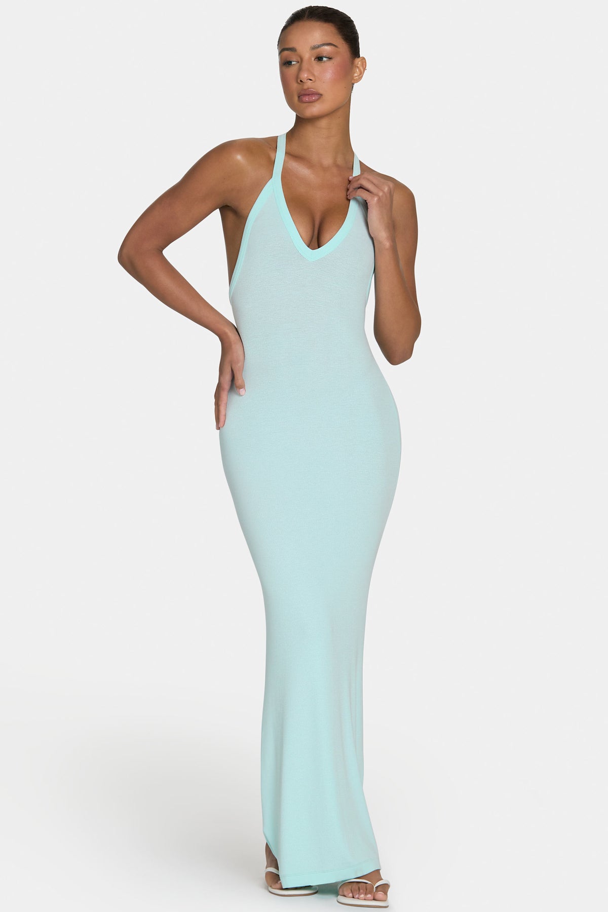⁣⁢ButterCloud™ Maxikleid in Pfefferminz⁤⁣