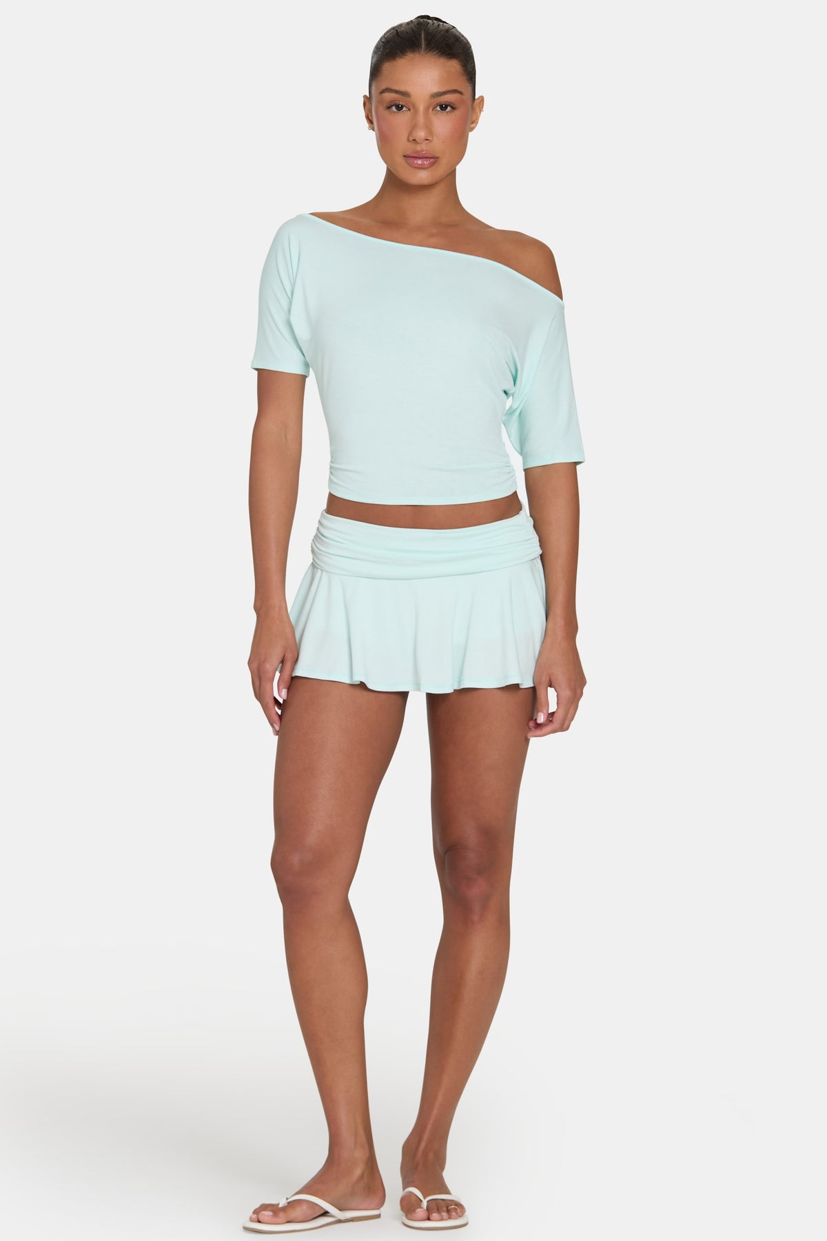 ⁣⁢ButterCloud™ Miniskort in Pfefferminz⁤⁣