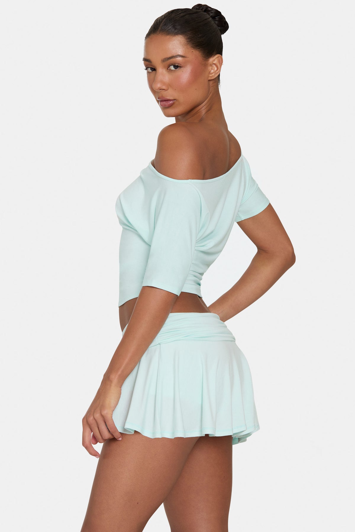 ⁣⁢ButterCloud™ Miniskort in Pfefferminz⁤⁣