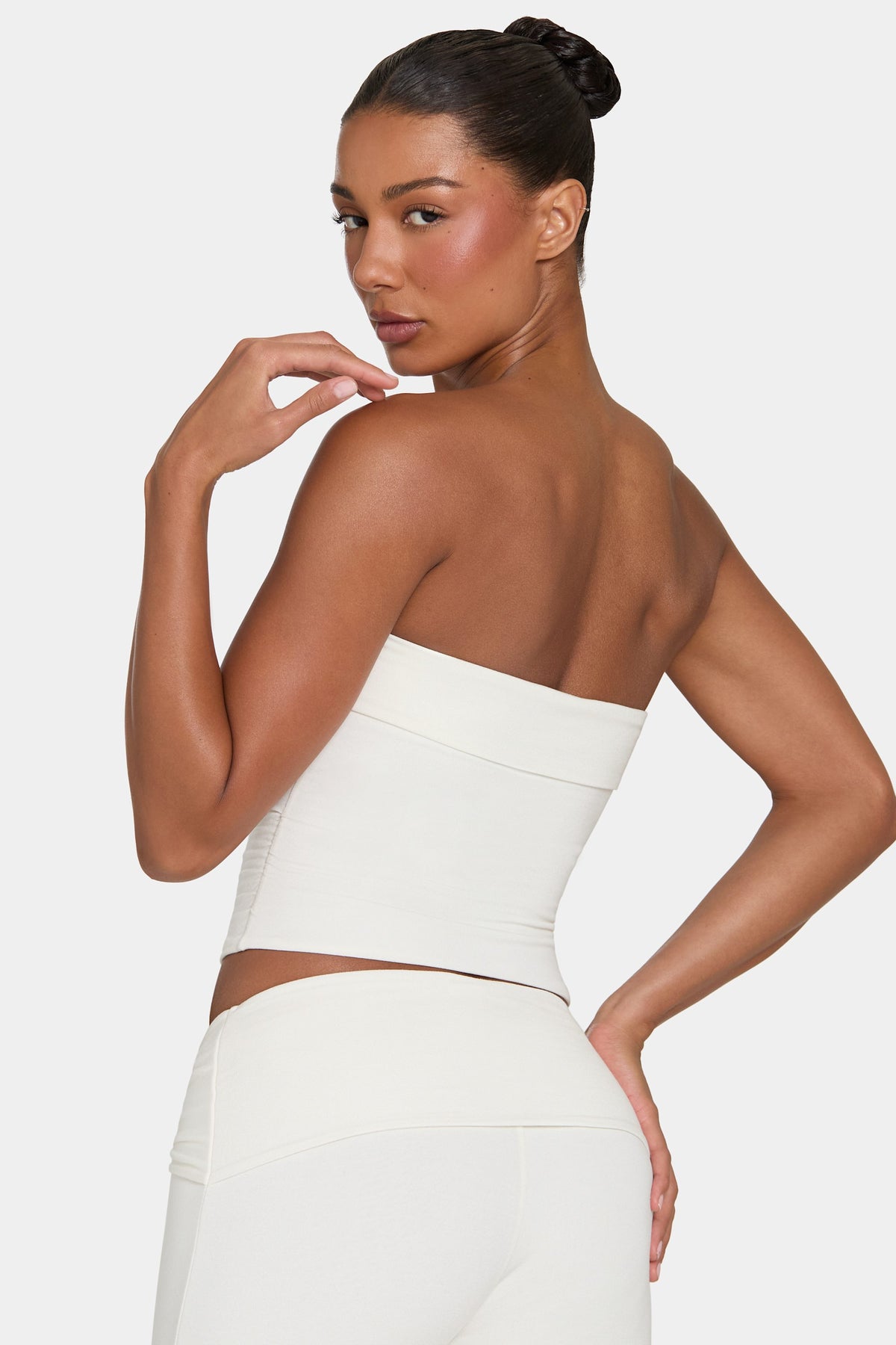 ⁣⁢ButterCloud™ Bandeau-Top in Coconut⁤⁣ - 2