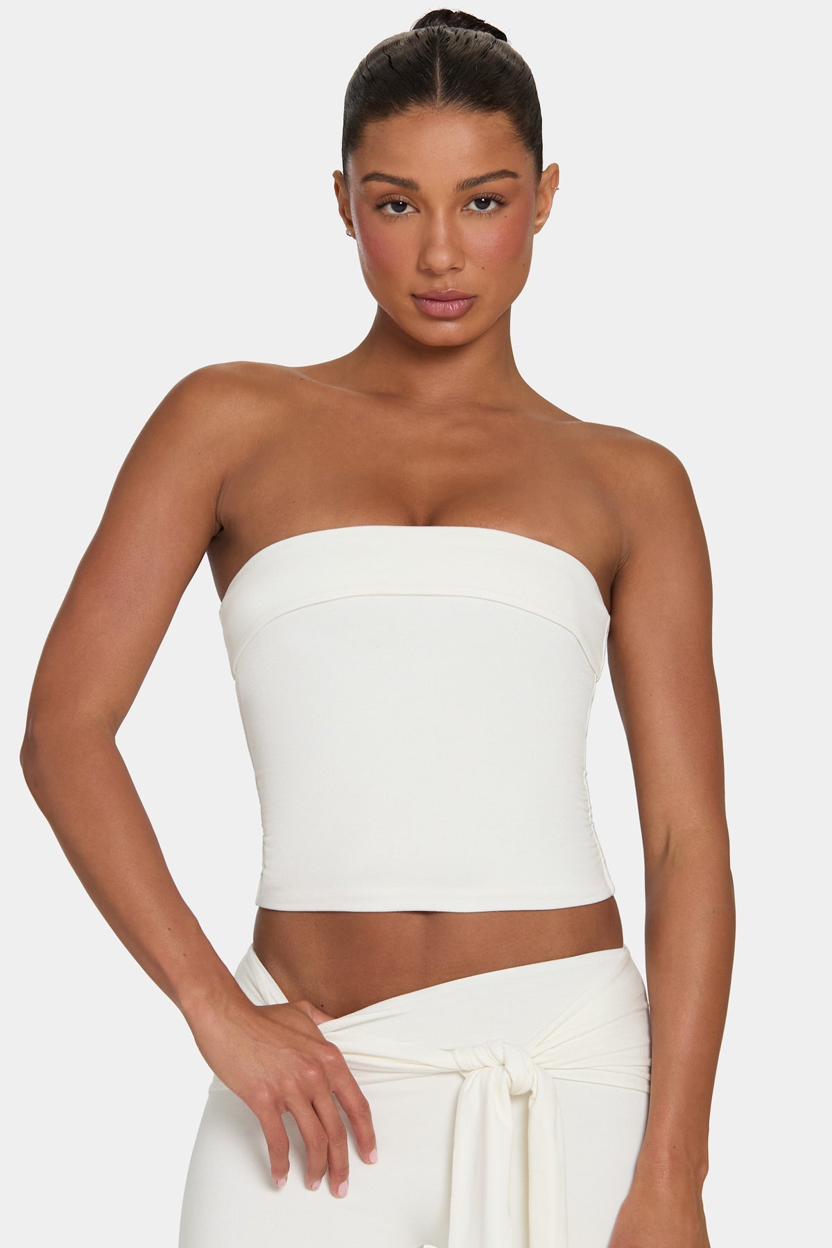 ⁣⁢ButterCloud™ Bandeau-Top in Coconut⁤⁣ - 1