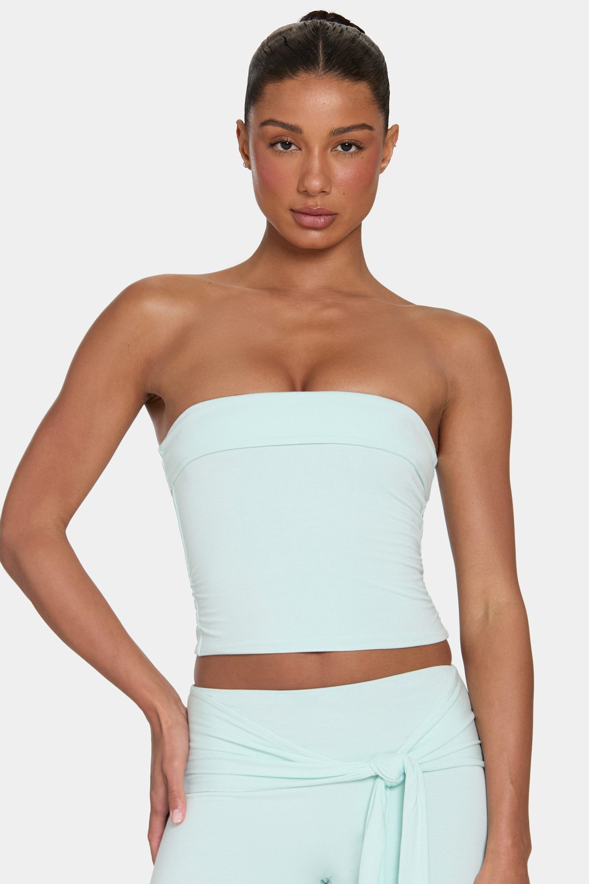 ⁣⁢ButterCloud™ Bandeau-Top in Pfefferminz⁤⁣