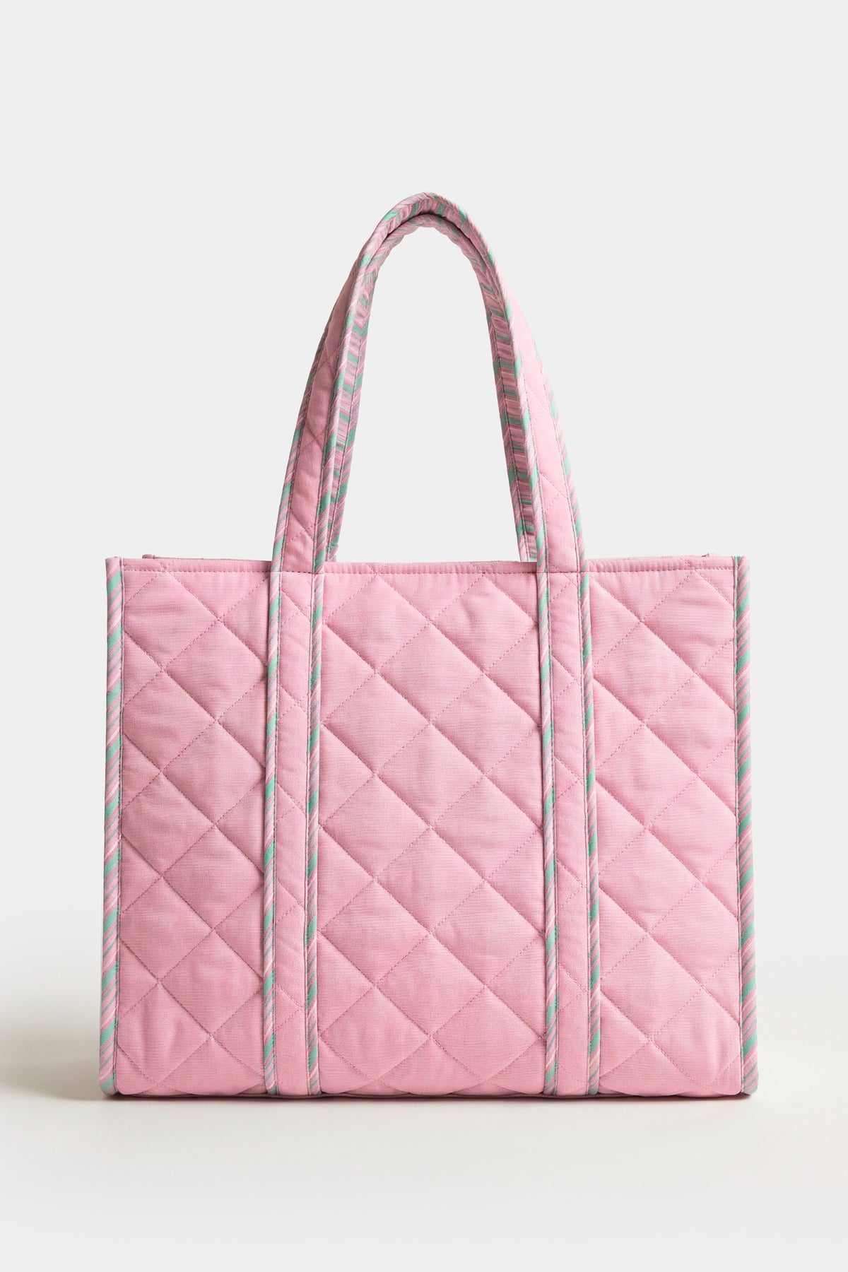⁣⁢Jersey-Tote-Bag in Zuckerrosa⁤⁣