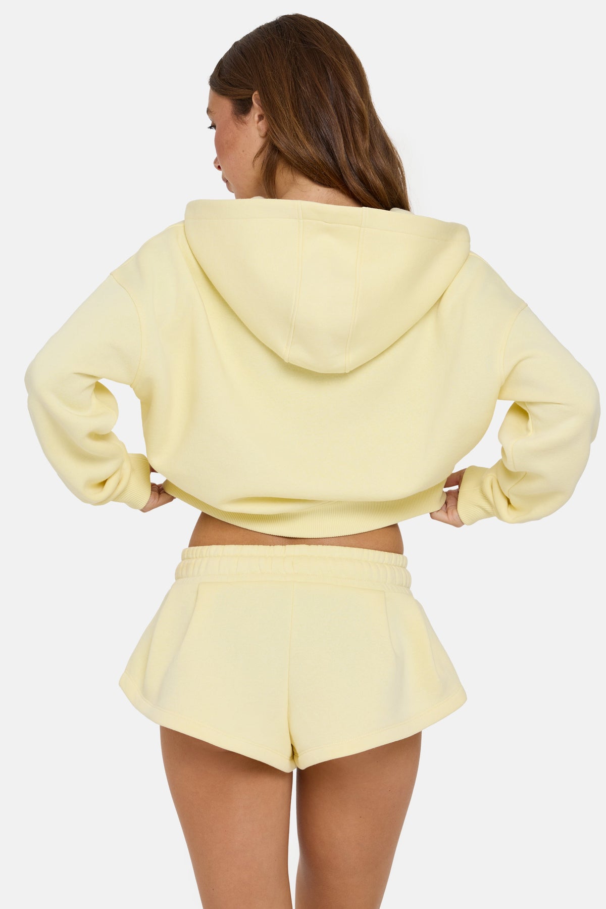 ⁣⁢Mid-Rise Minishorts in Buttercream⁤⁣ - 2