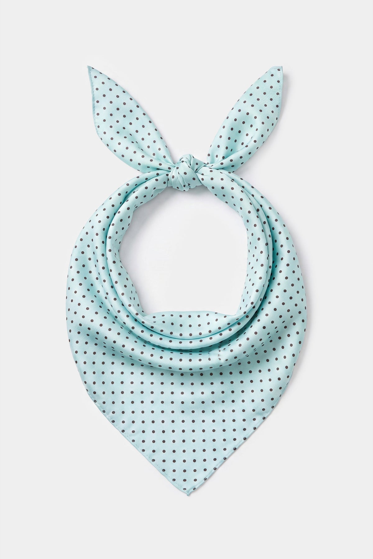 ⁣⁢Satin Multi-Way Schal in Mint Chip⁤⁣ - 2