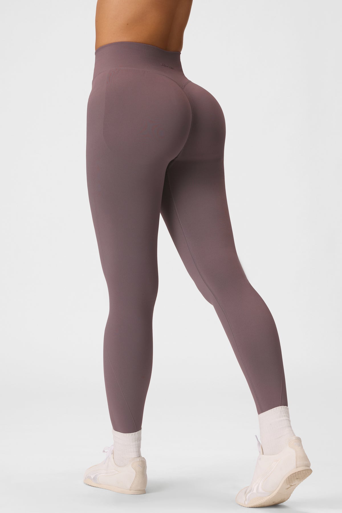 ⁣⁢Nahtlose Leggings in voller Länge in Stein⁤⁣ - 1