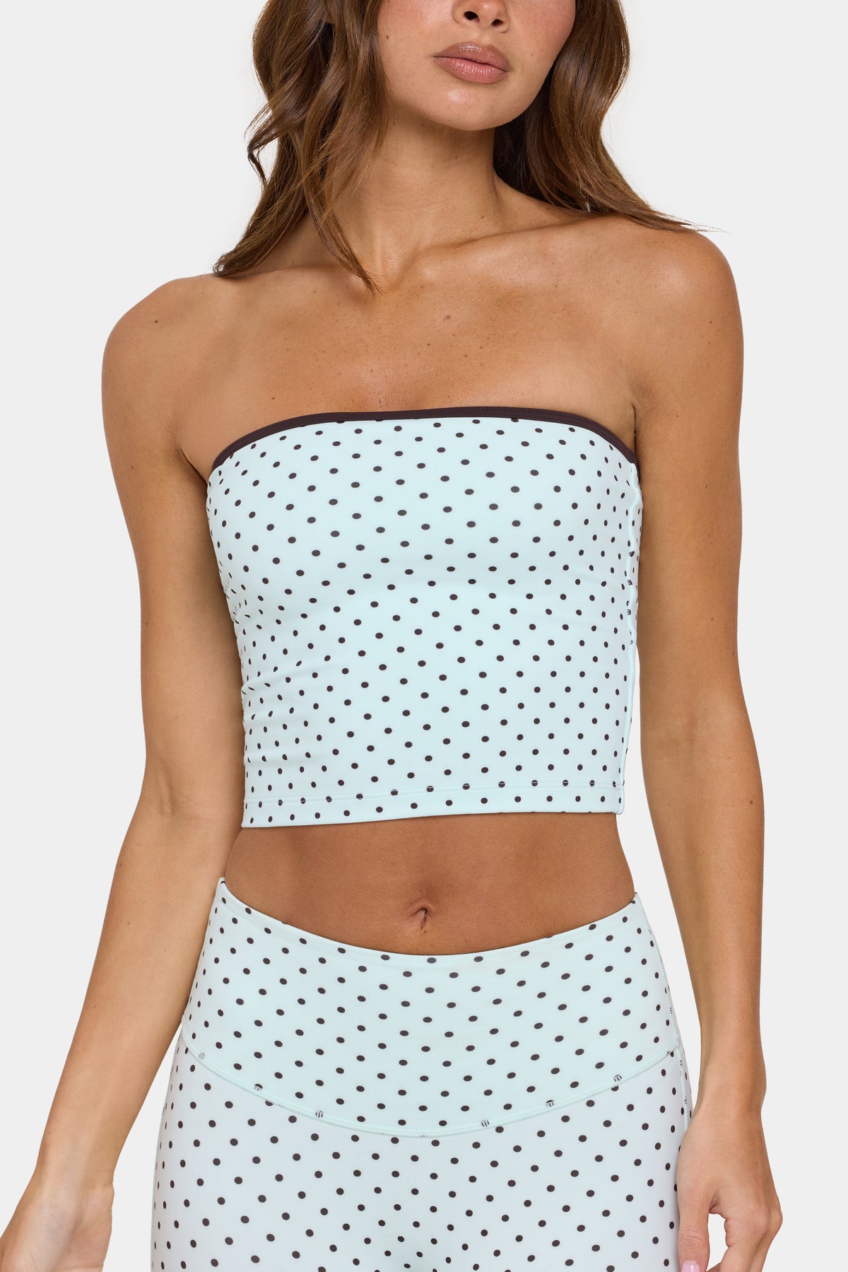 ⁣⁢Soft Active Bandeau-Top in Mint Chip⁤⁣ - 2