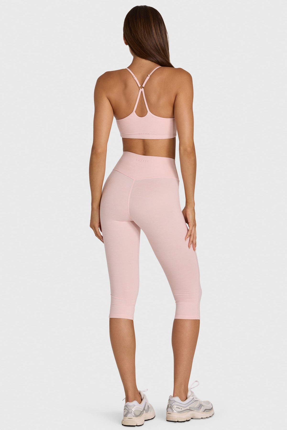 ⁣⁢Soft Active Capri Leggings in Blush meliert⁤⁣