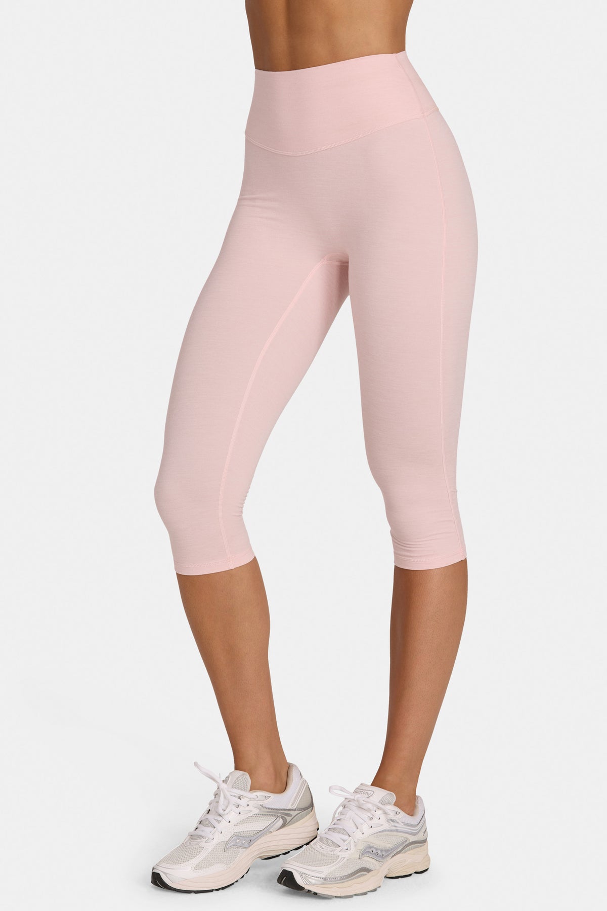 ⁣⁢Soft Active Capri Leggings in Blush meliert⁤⁣