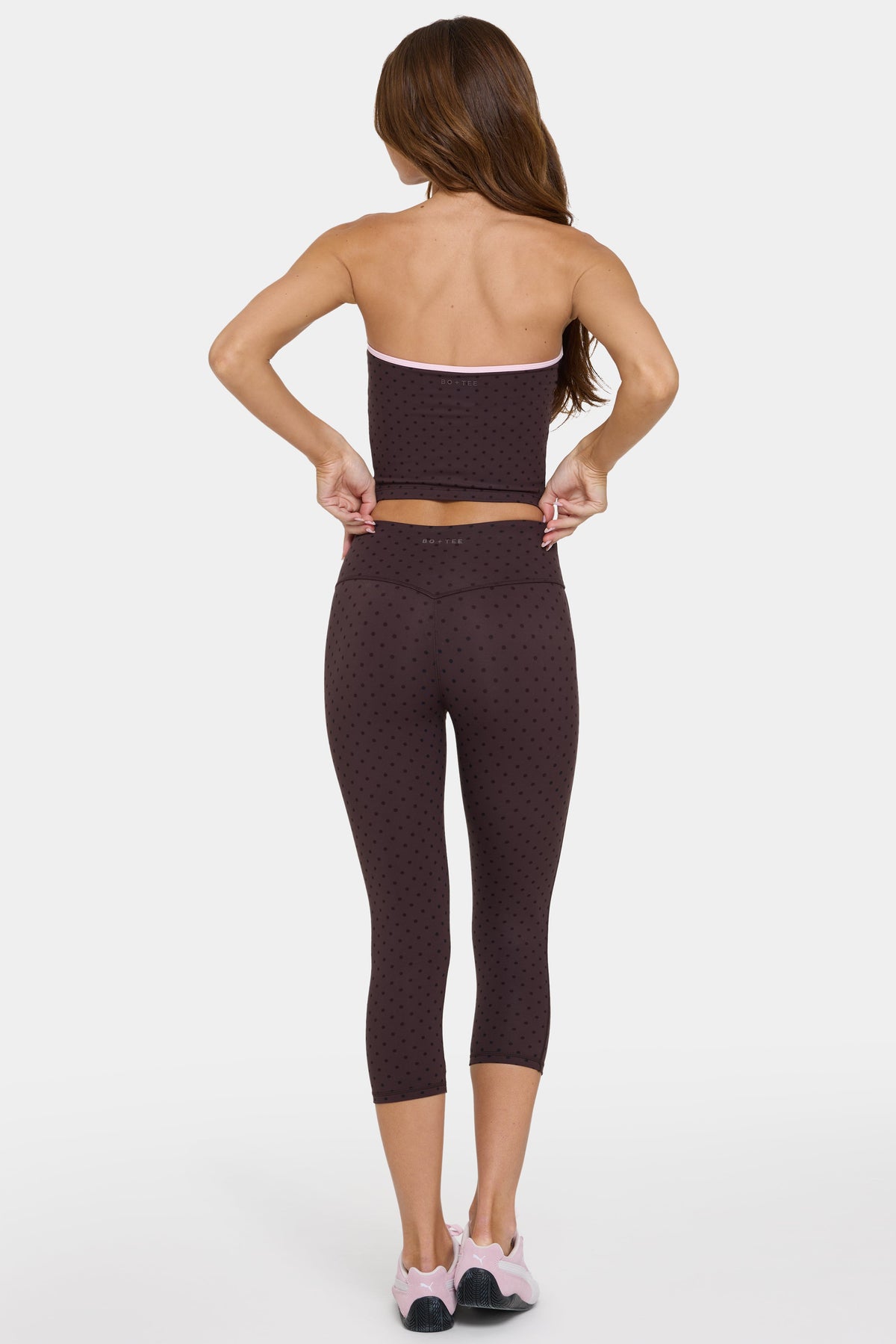 ⁣⁢Soft Active Capri-Leggings in Choc Chip⁤⁣ - 2