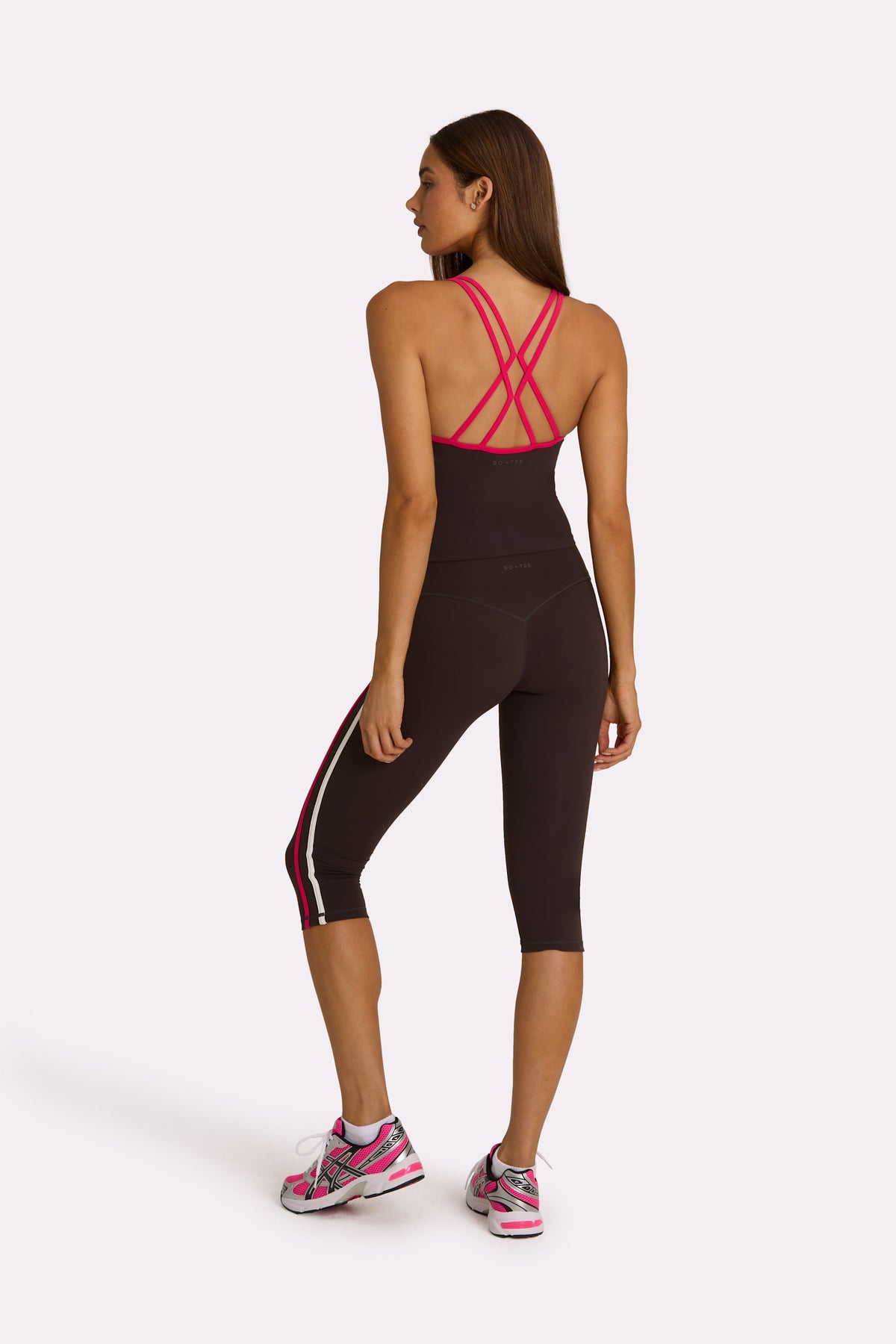 ⁣⁢Soft Active Capri Leggings in Trüffel⁤⁣ - 2