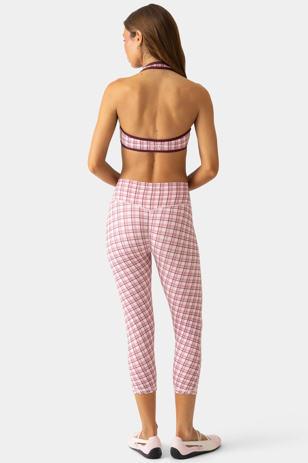 ⁣⁢Soft Active Capri -Leggings in Beerenkaro⁤⁣ - 2