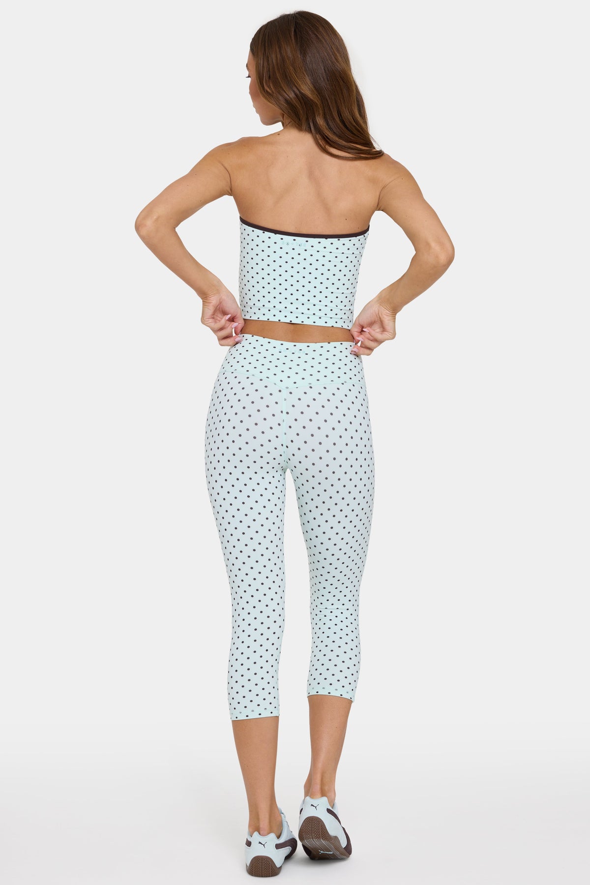 ⁣⁢Soft Active Capri-Leggings in Mint Chip⁤⁣ - 2
