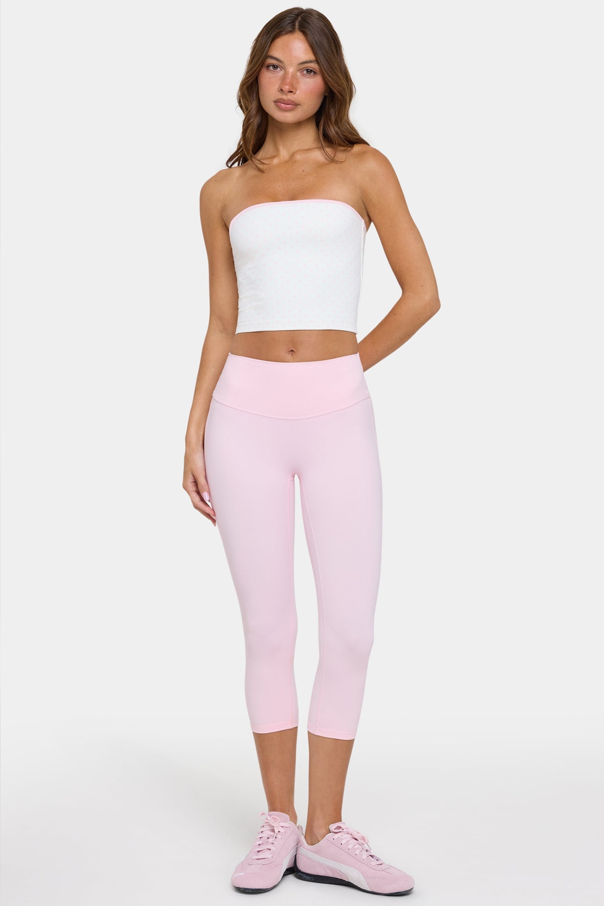 ⁣⁢Soft Active Capri-Leggings in Sorbet⁤⁣ - 1