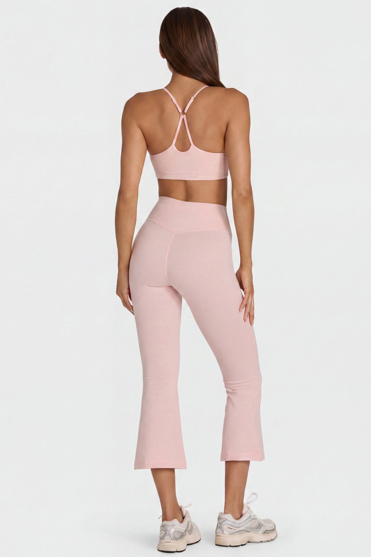 ⁣⁢Soft Active Capri Leggings in Blush Marl⁤⁣ - 2