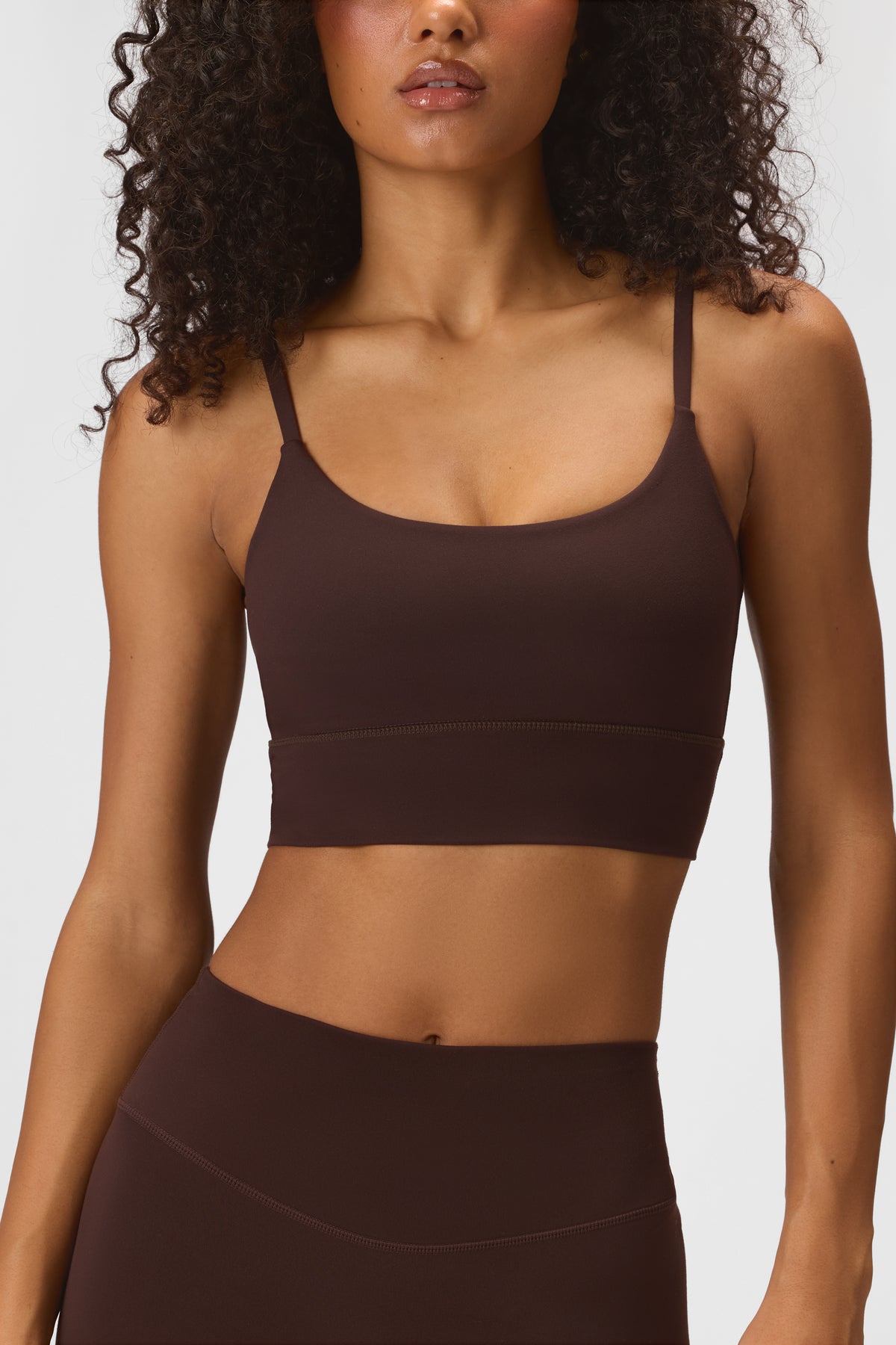 ⁣⁢Soft Active High-Impact Sport-BH in Espresso⁤⁣ - 1