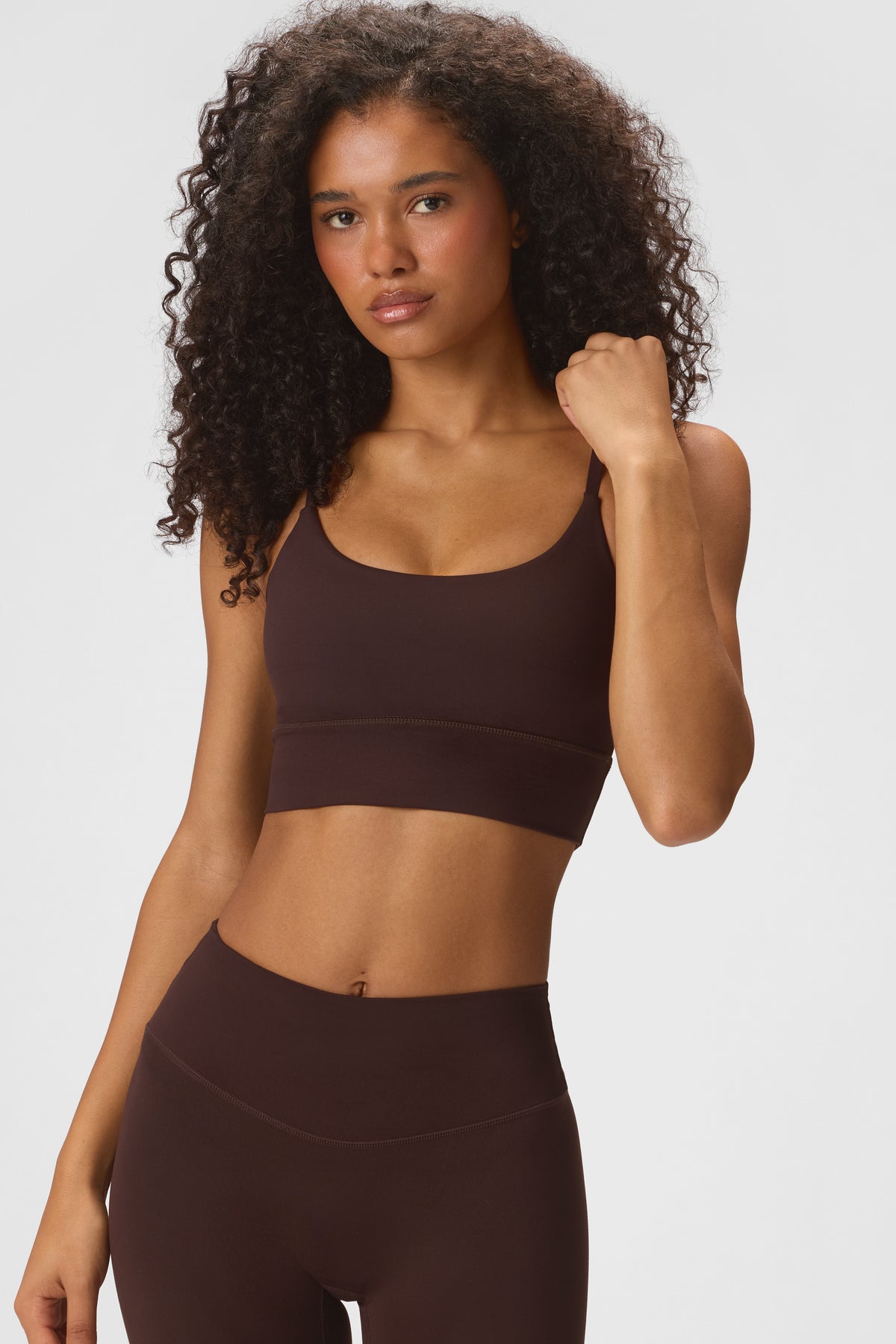 ⁣⁢Soft Active High-Impact Sport-BH in Espresso⁤⁣ - 2