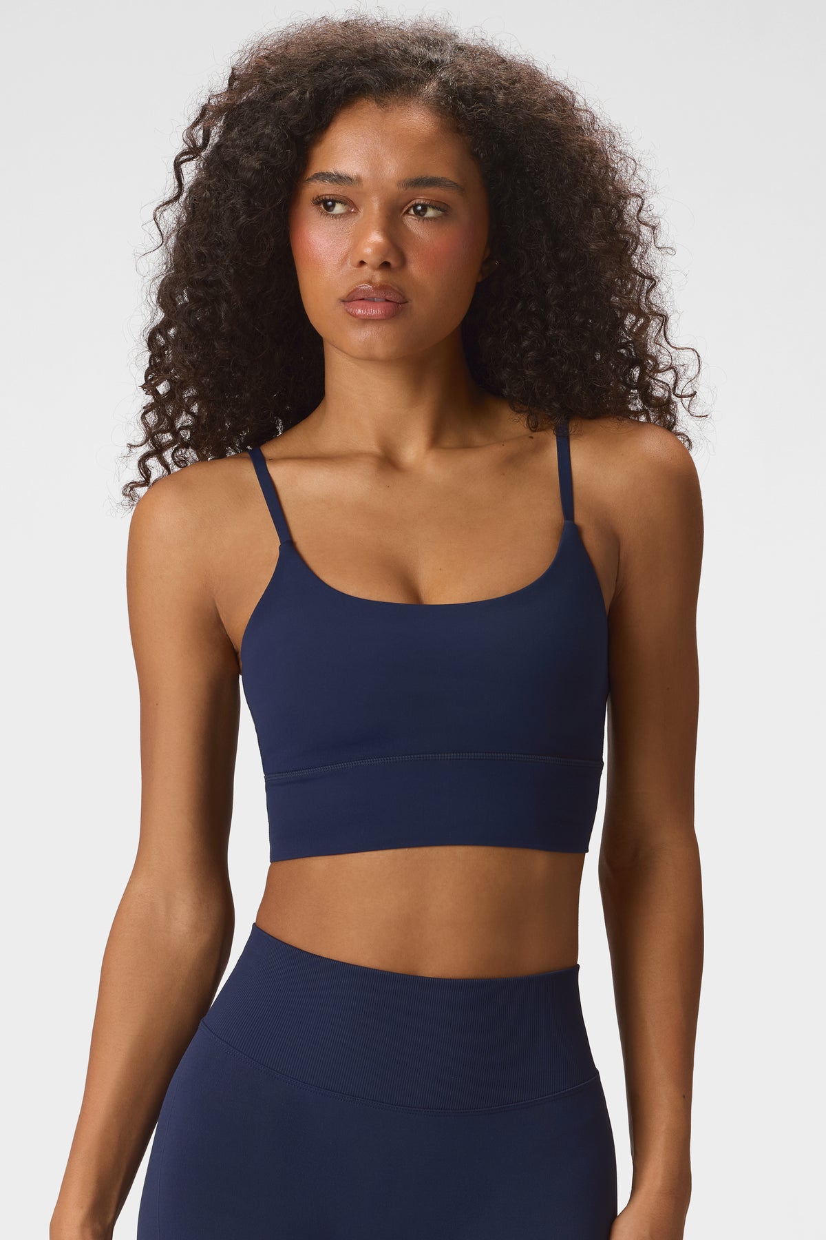 ⁣⁢Soft Active Sport-BH mit starkem Halt in Mitternachtsblau⁤⁣ - 1