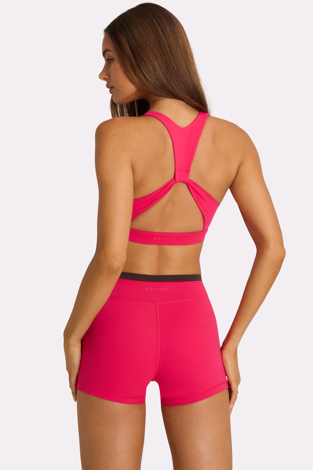 ⁣⁢Soft Active High-Impact Sport-BH in Hot Pink⁤⁣ - 2