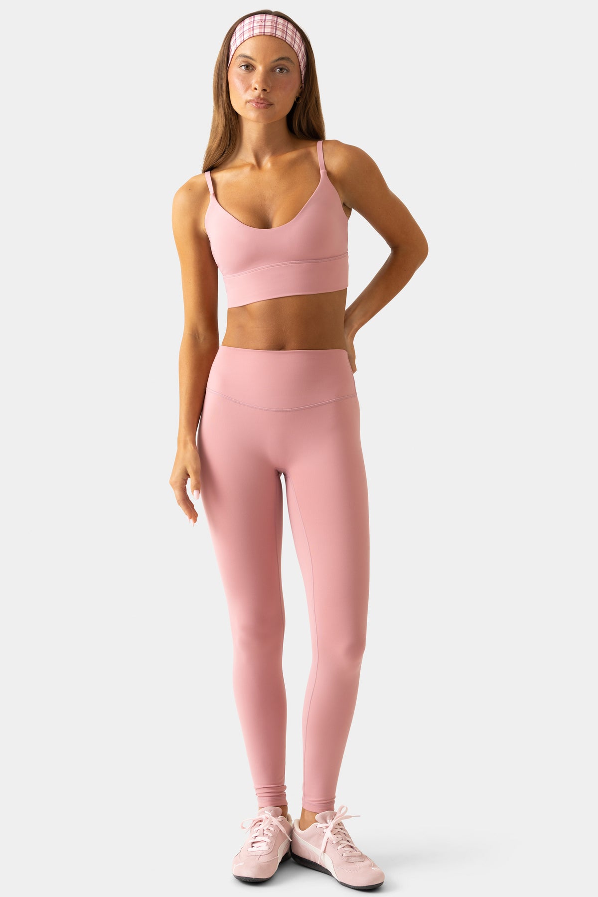 ⁣⁢Soft Active lange Leggings in Beere⁤⁣