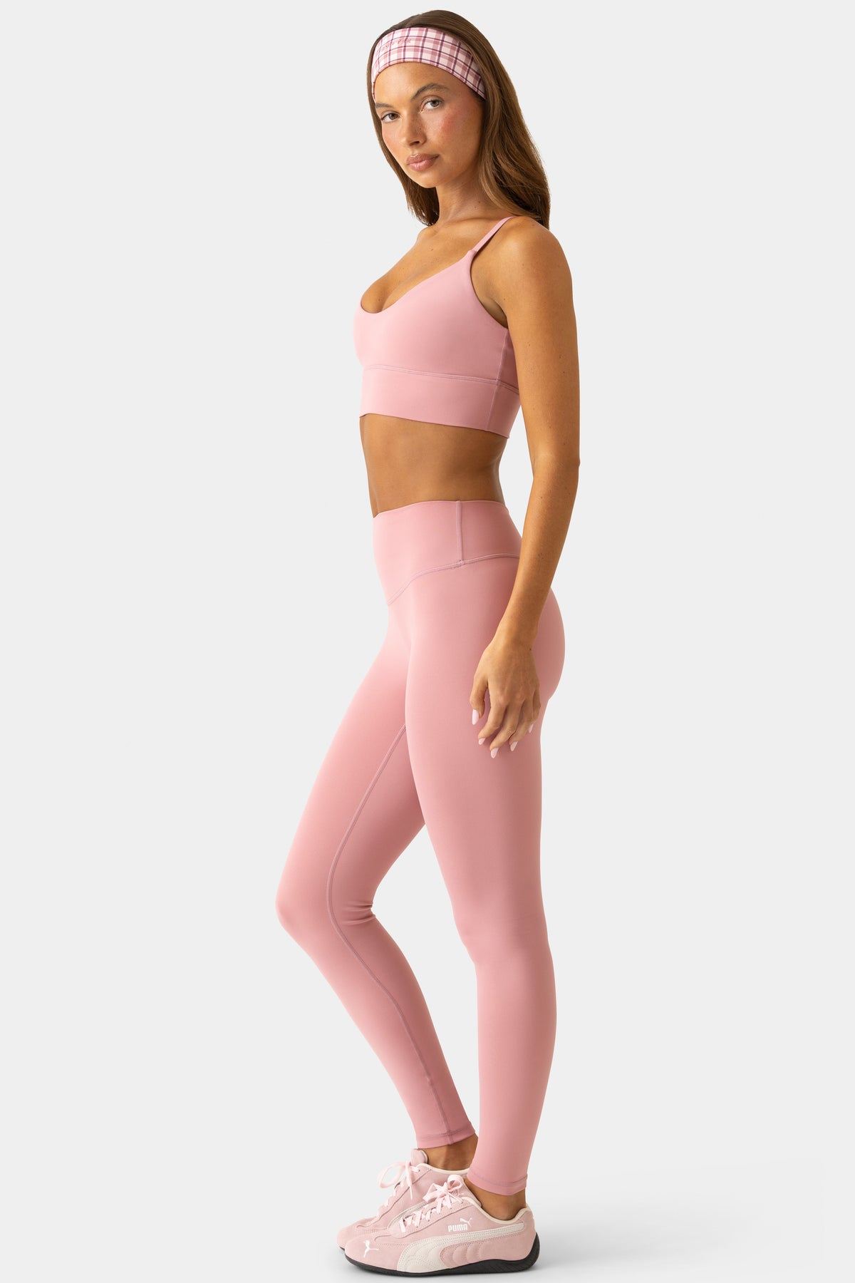 ⁣⁢Soft Active lange Leggings in Beere⁤⁣