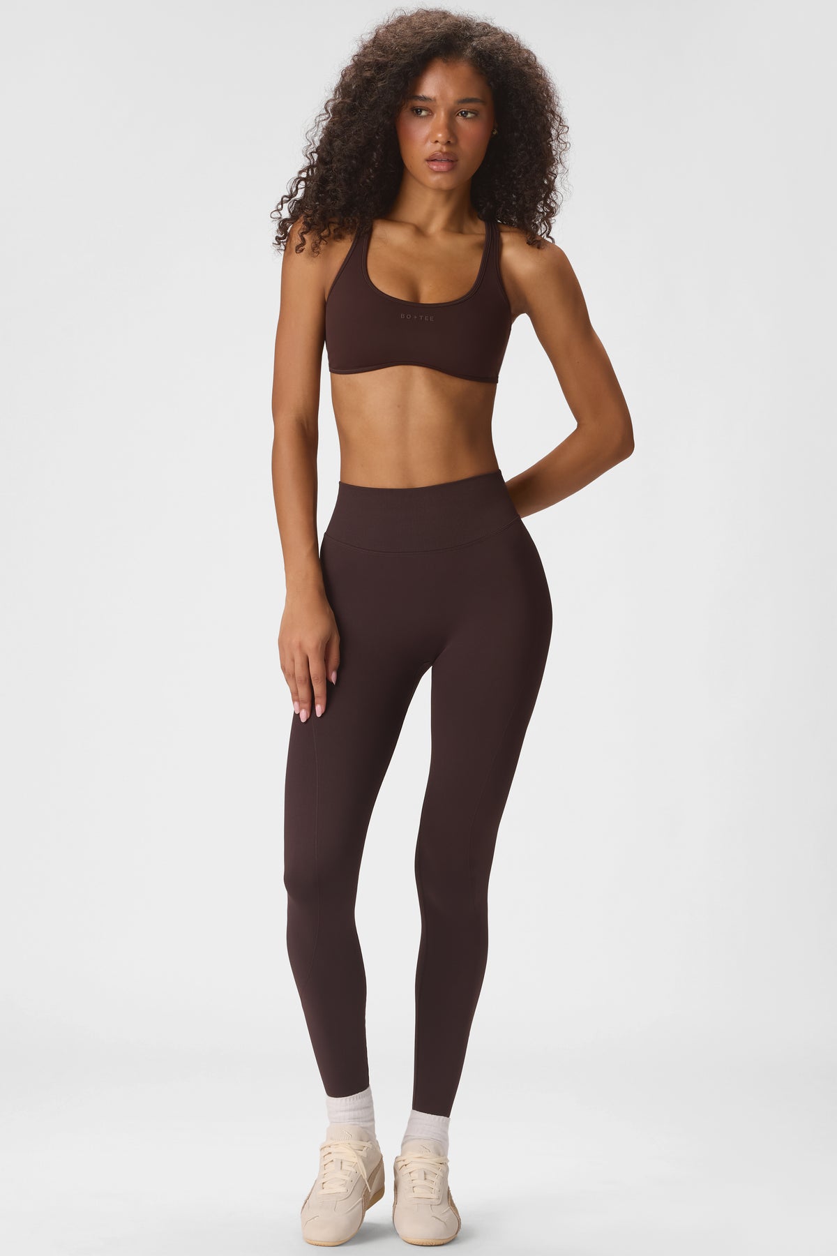 ⁣⁢Soft Active Sport-BH mit leichtem Halt in Espresso⁤⁣ - 2