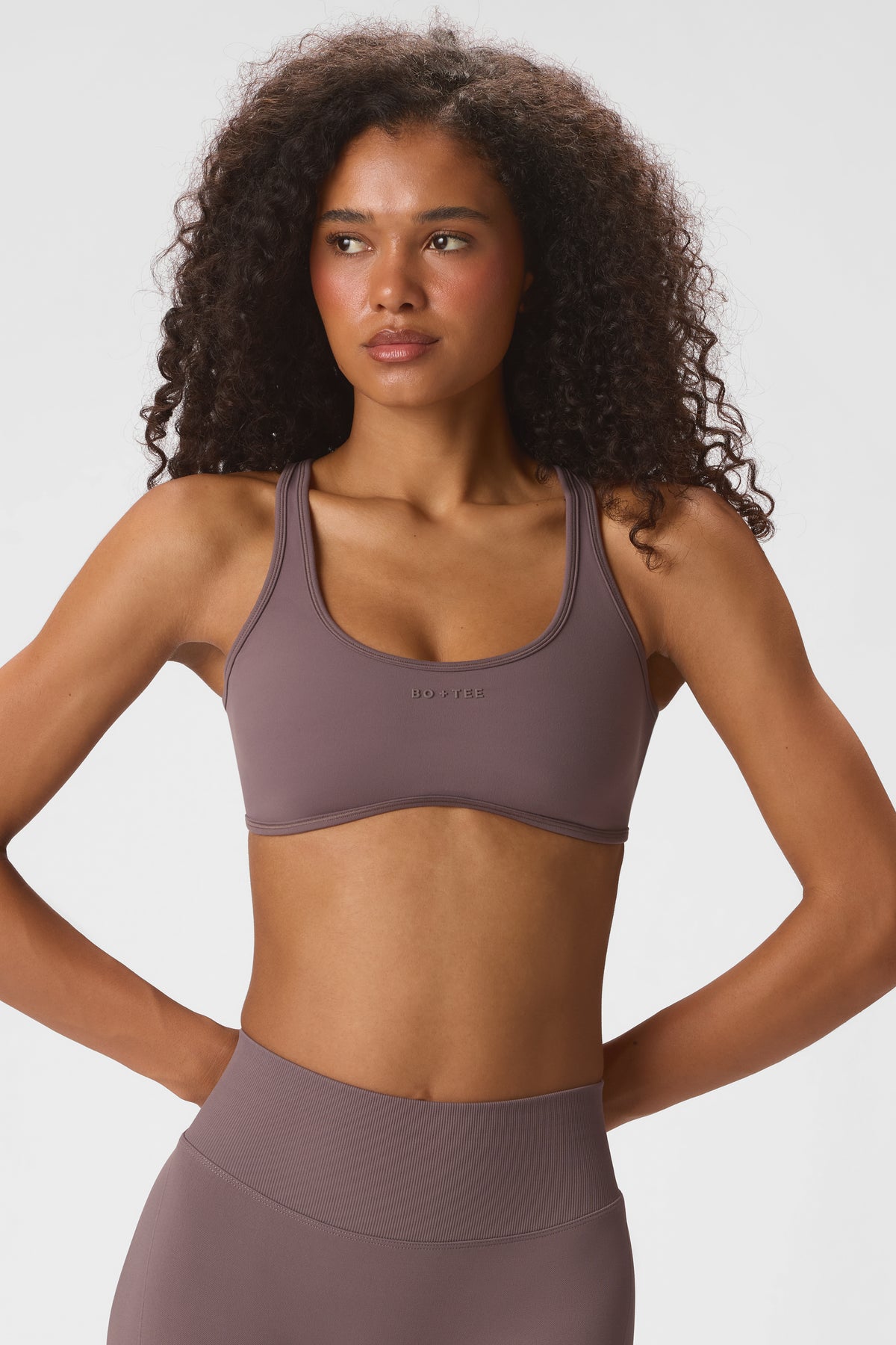⁣⁢Soft Active Sport-BH mit leichtem Halt in Stone⁤⁣ - 2
